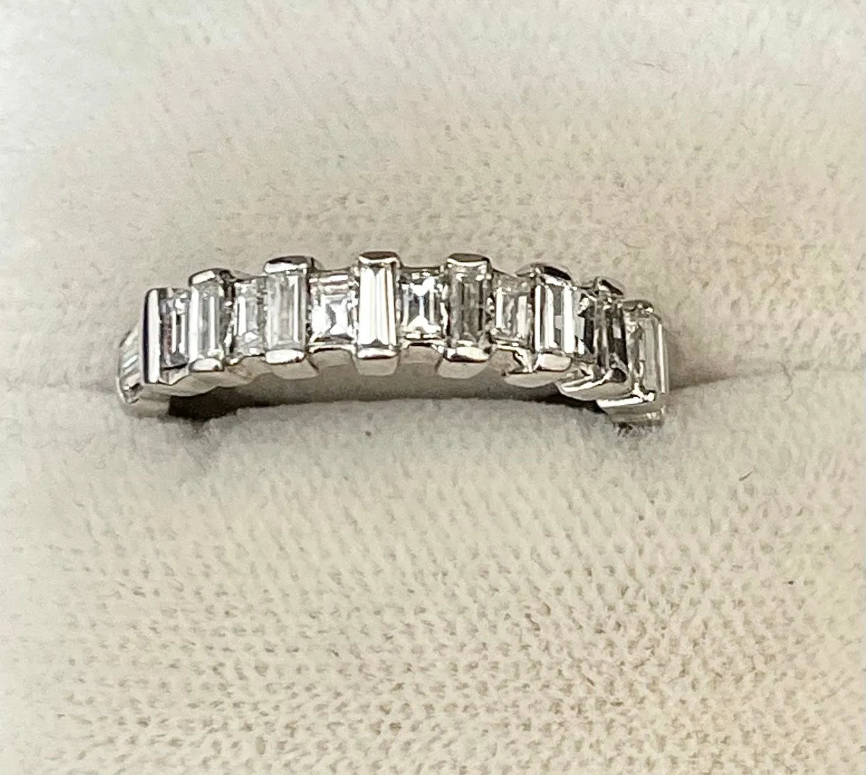 Beautiful Unique Solid White Gold 1.7 Ct. Diamond Ring - $8K Appraisal Value w/ CoA!