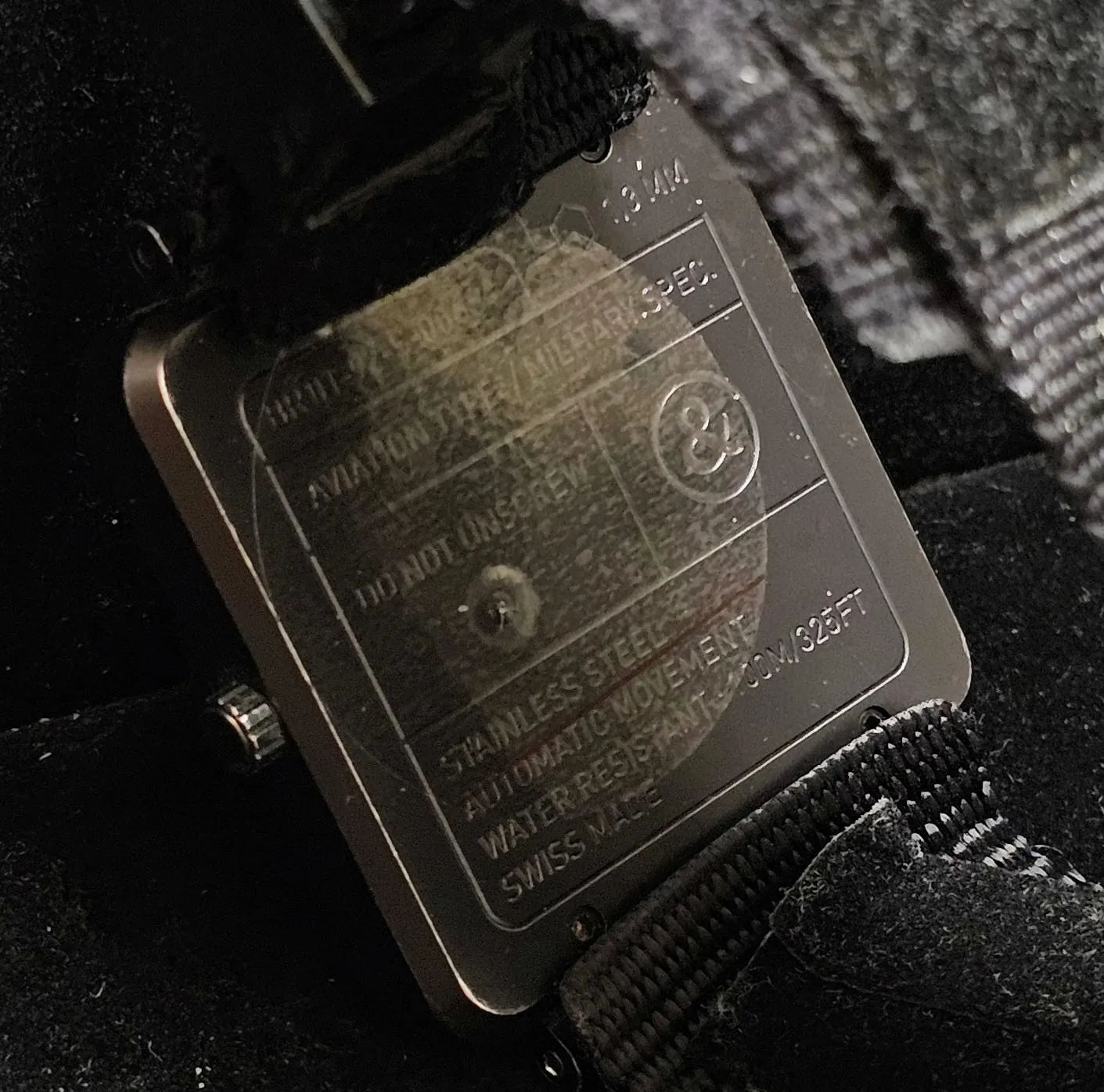 BELL & ROSS Aviation/Military Large Size Watch w/ Lumin. Dial - $16K APR w/ COA!