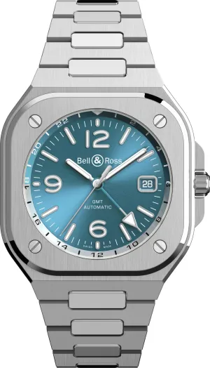 Bell & Ross BR 05 GMT Sky Blue Bracelet