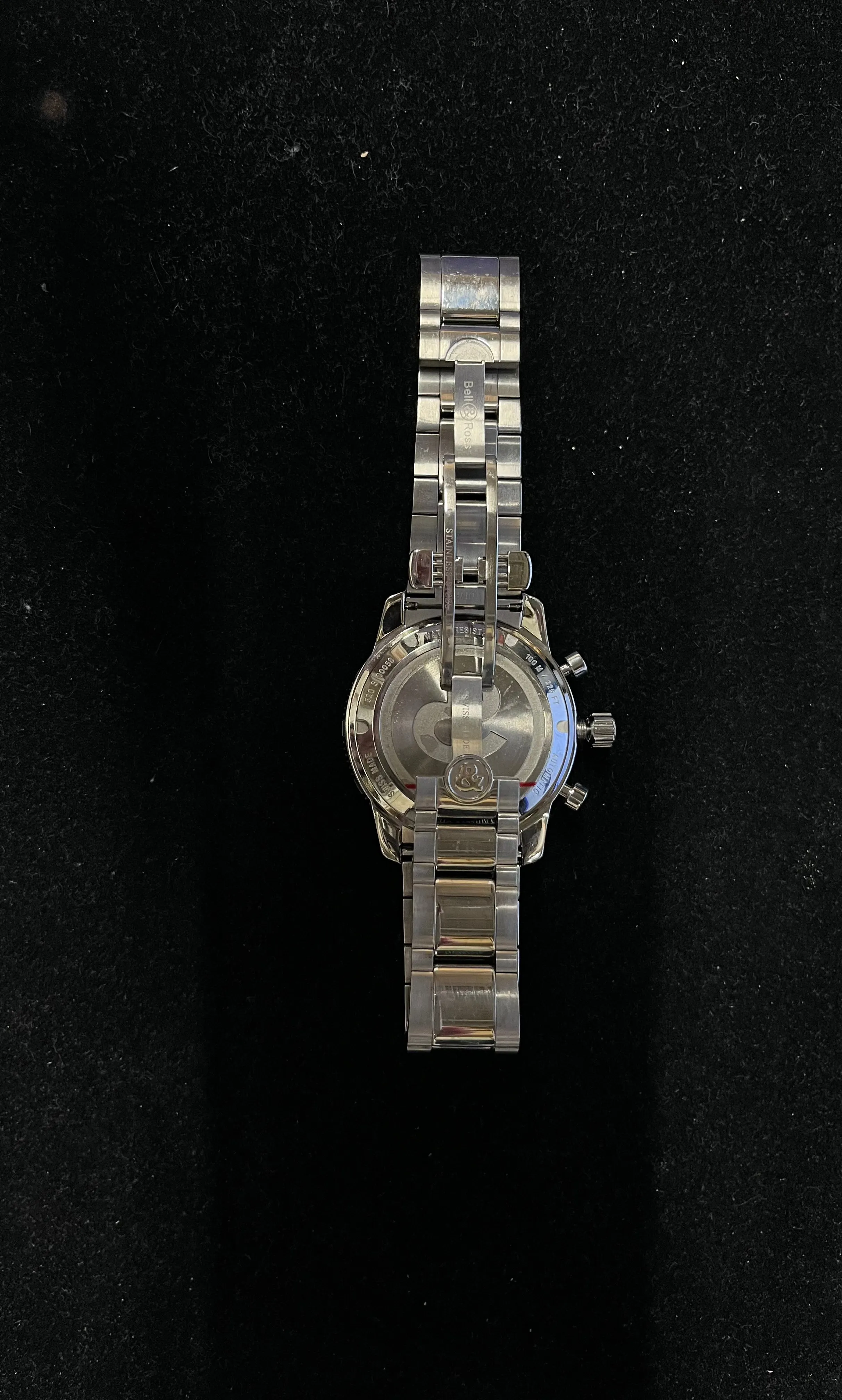 BELL & ROSS Exclusive Rotating Bezel Chronograph Men's Watch - $8.5K APR w/ COA!