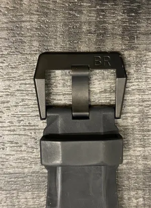 BELL & ROSS Signed Black Stainless Steel Tang Buckle for 24mm Watch Strap - $250 APR VALUE w/ CoA! ✓