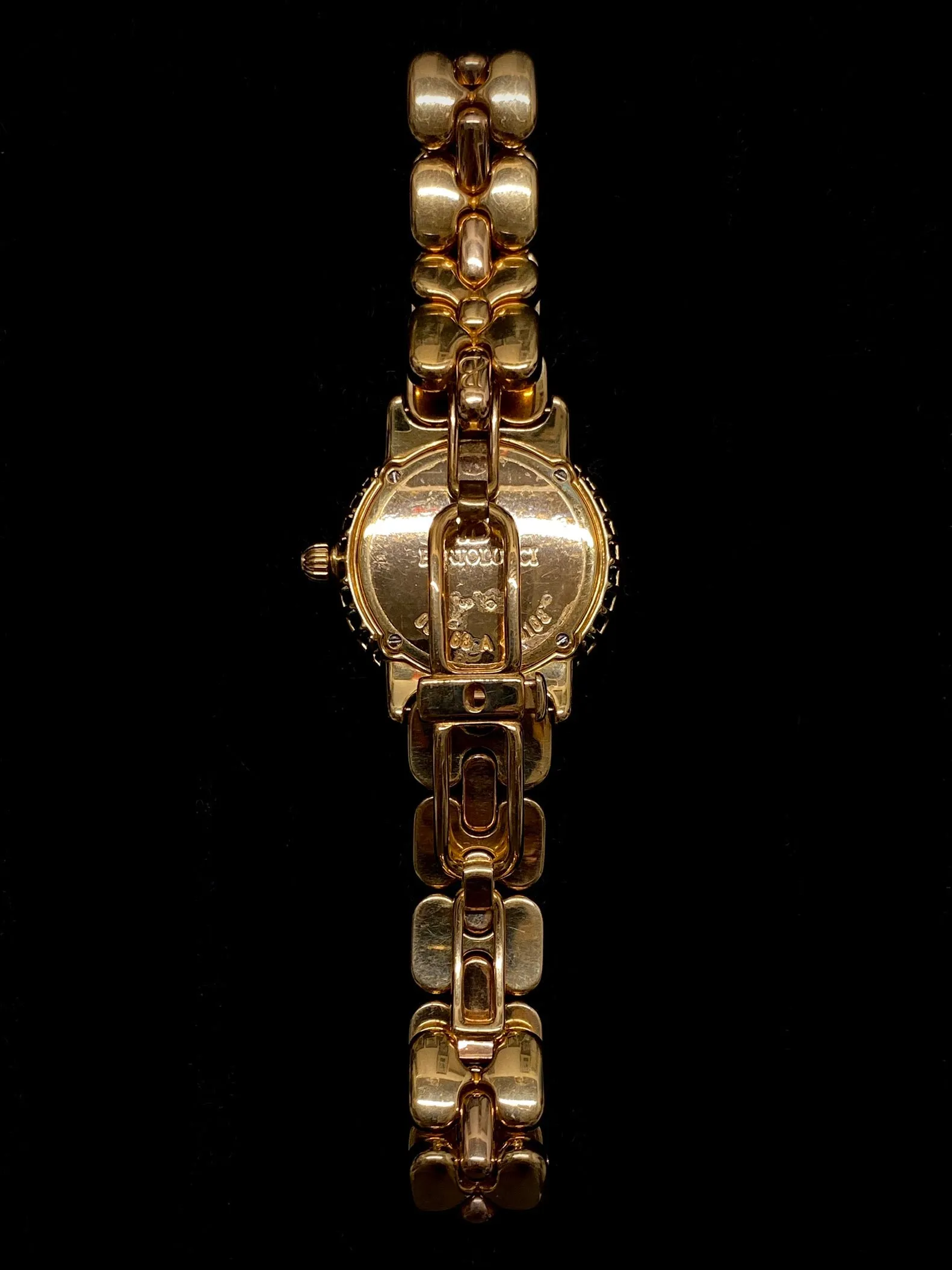BERTOLUCCI Brand New Ladies 18K YG, Diamond, & Emerald Watch - $200K APR w/ COA!