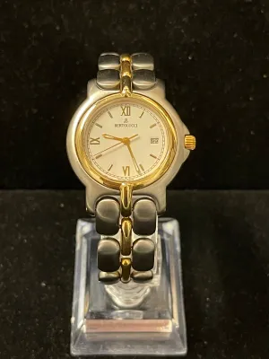 Bertolucci Pulchra Mid Size Beautiful SS & Solid YG Ladies Watch- $10K APR w/COA