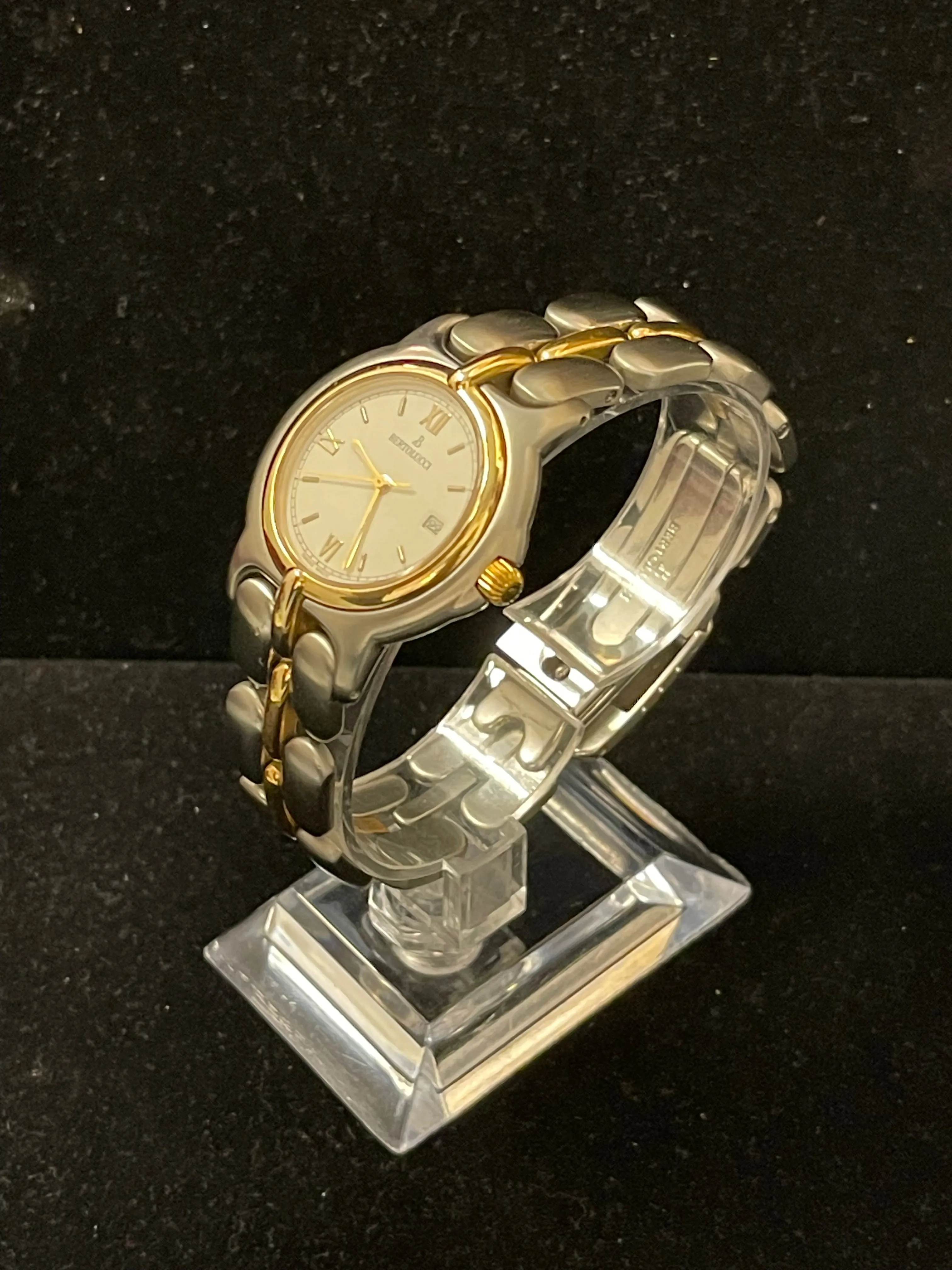 Bertolucci Pulchra Mid Size Beautiful SS & Solid YG Ladies Watch- $10K APR w/COA