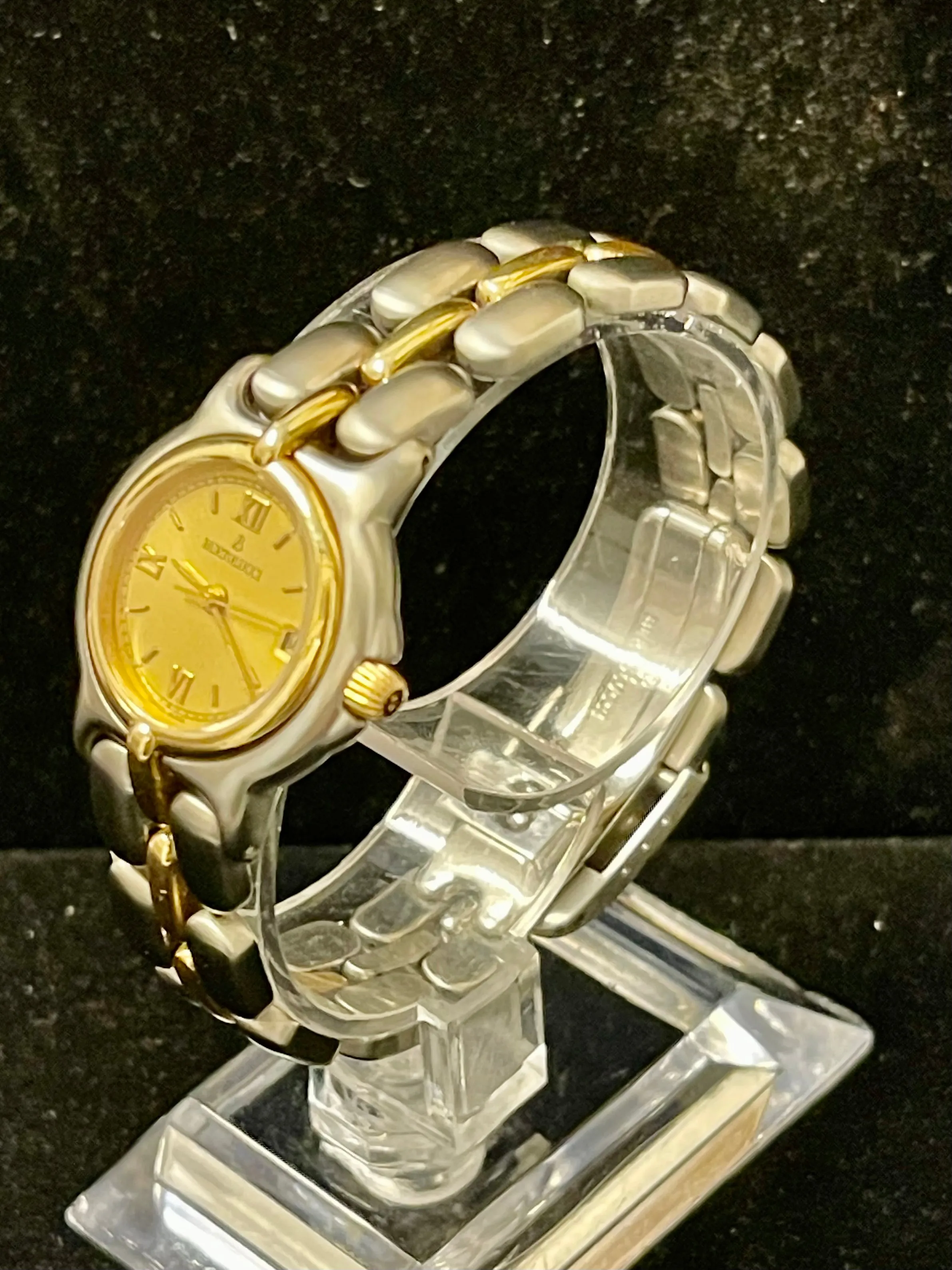 Bertolucci Pulchra Unique 18K YG & SS Quartz Ladies Wrist Watch - $10K APR w/COA