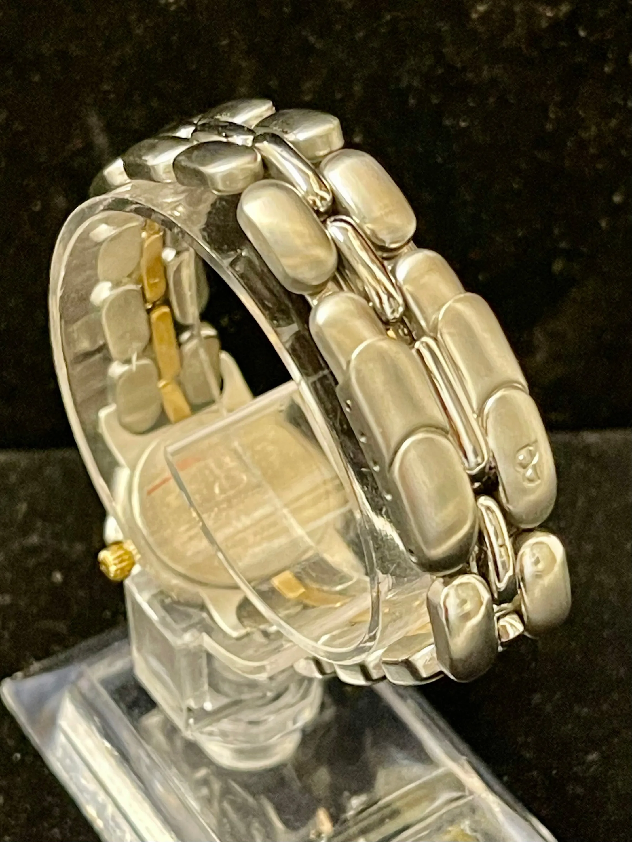 Bertolucci Pulchra Unique 18K YG & SS Quartz Ladies Wrist Watch - $10K APR w/COA