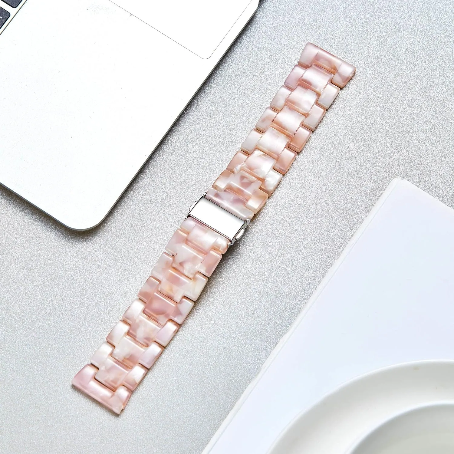 BINLUN Resin Watch Bands Replacement Watch Straps for Men Women 14 Colors Watchbands Lightweight 12/14/16/18/20/22mm Wrist Bands Fashion Skin-Friendly Smart Watch Bracelets