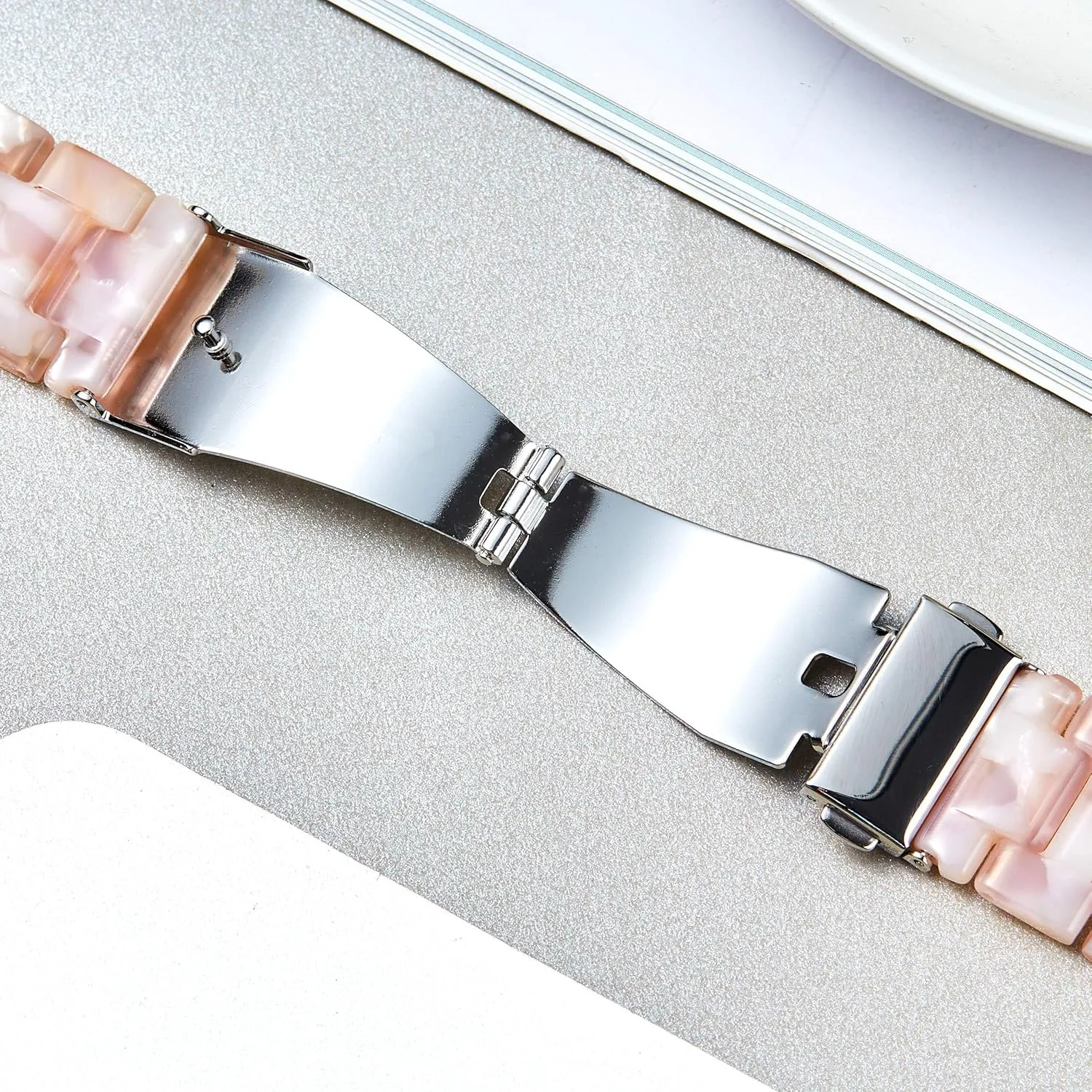 BINLUN Resin Watch Bands Replacement Watch Straps for Men Women 14 Colors Watchbands Lightweight 12/14/16/18/20/22mm Wrist Bands Fashion Skin-Friendly Smart Watch Bracelets