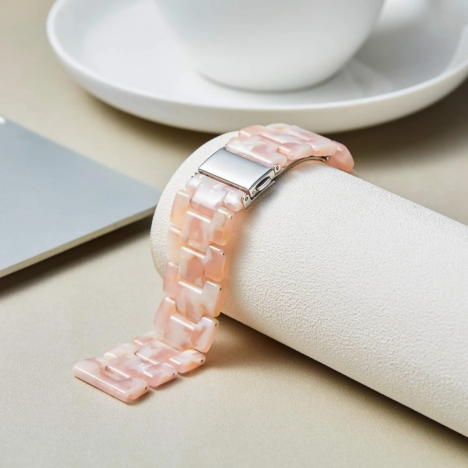 BINLUN Resin Watch Bands Replacement Watch Straps for Men Women 14 Colors Watchbands Lightweight 12/14/16/18/20/22mm Wrist Bands Fashion Skin-Friendly Smart Watch Bracelets