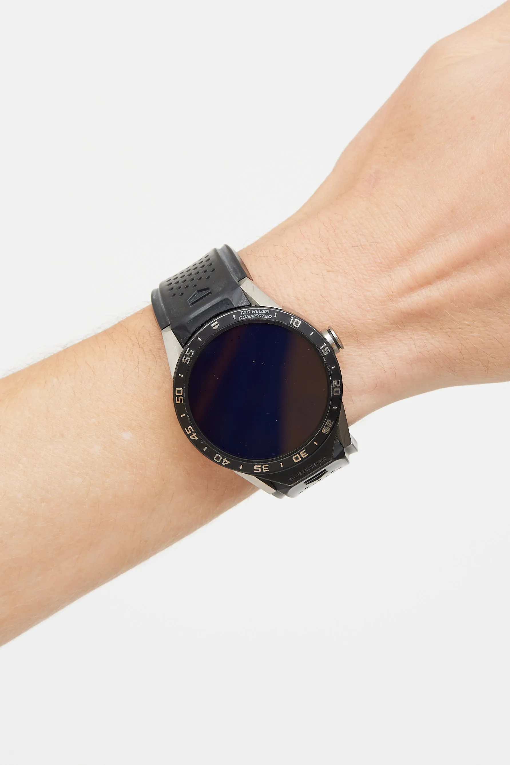 Black & Silver Connected Watch