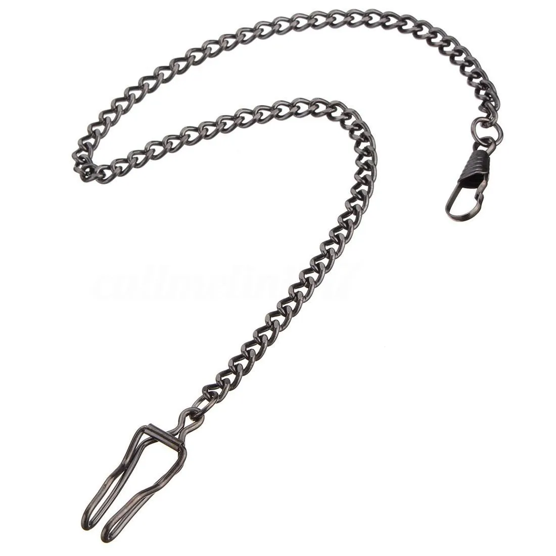 Black Cut Out Quartz Pocket Watch