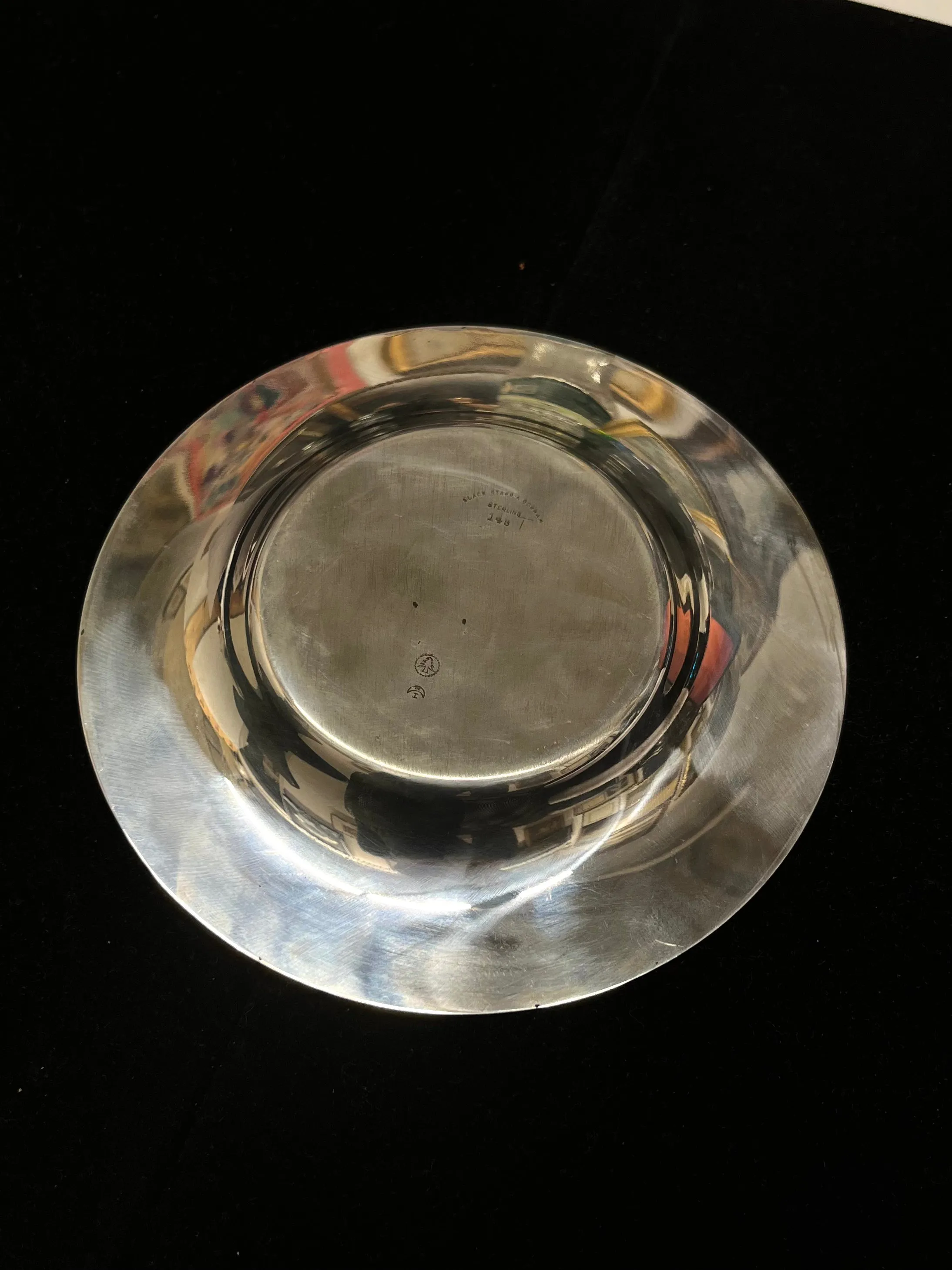 BLACK STARR & GORHAM Antique Sterling Silver Plate 143 Nice.  - $2K APR w/ CoA!!