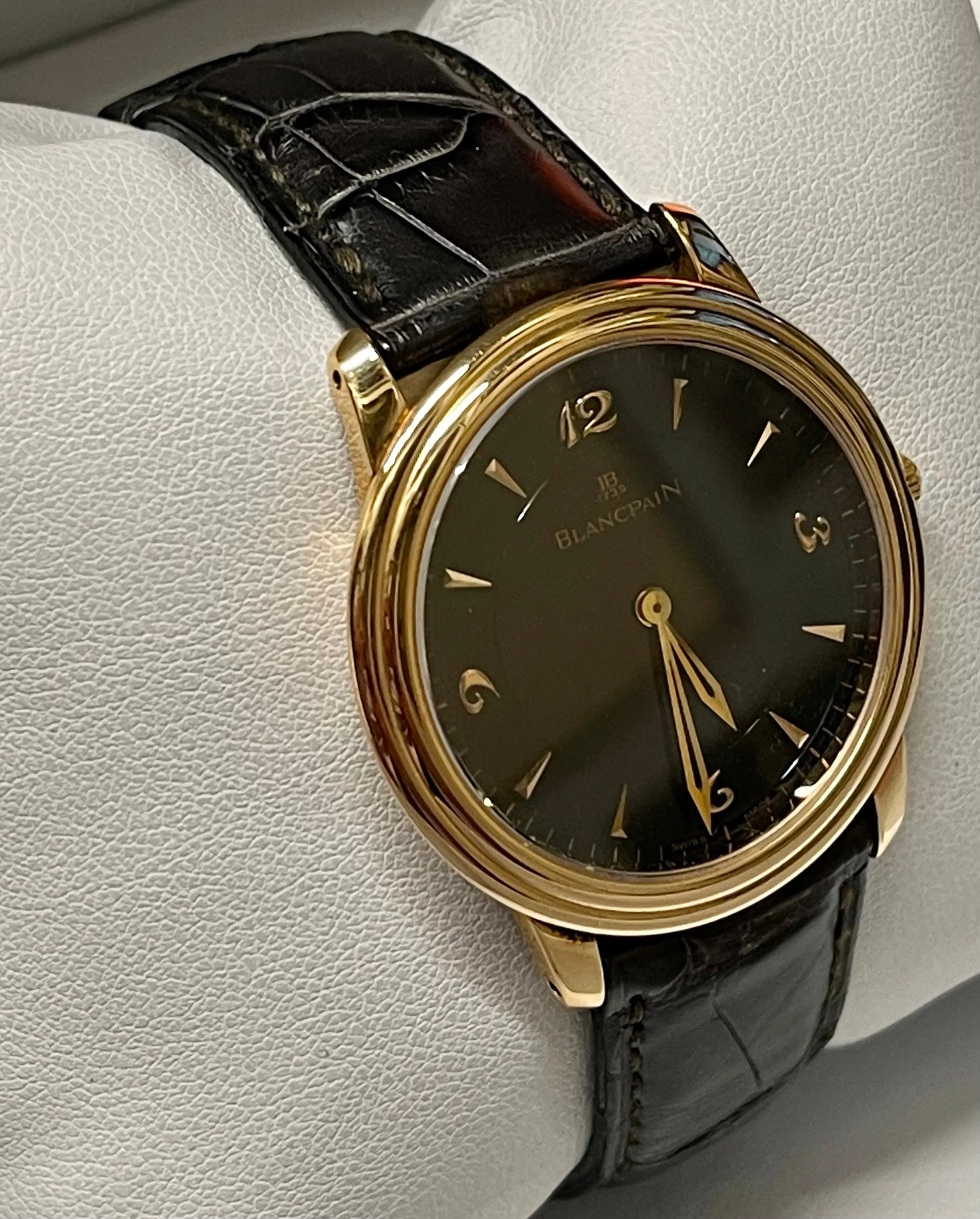 BLANCPAIN Rare Limited Edition 18K Rose Gold Unique Men's Watch- $40K APR w/COA!