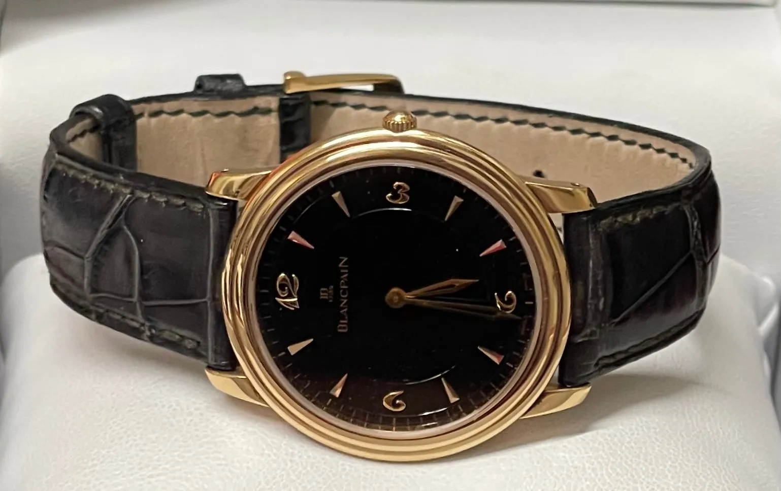 BLANCPAIN Rare Limited Edition 18K Rose Gold Unique Men's Watch- $40K APR w/COA!
