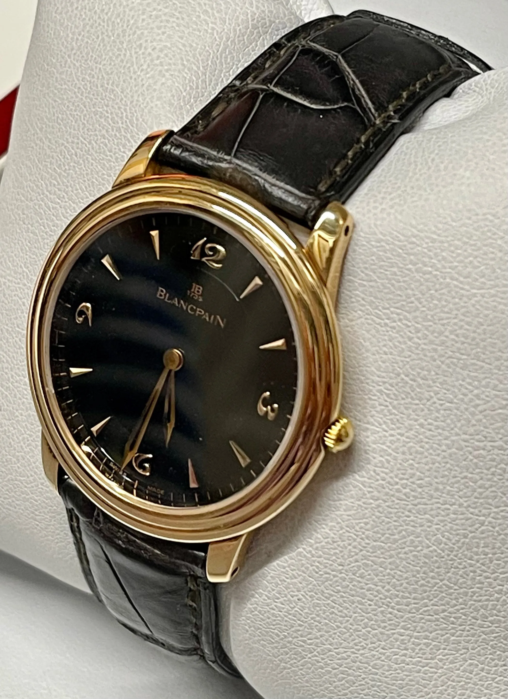 BLANCPAIN Rare Limited Edition 18K Rose Gold Unique Men's Watch- $40K APR w/COA!