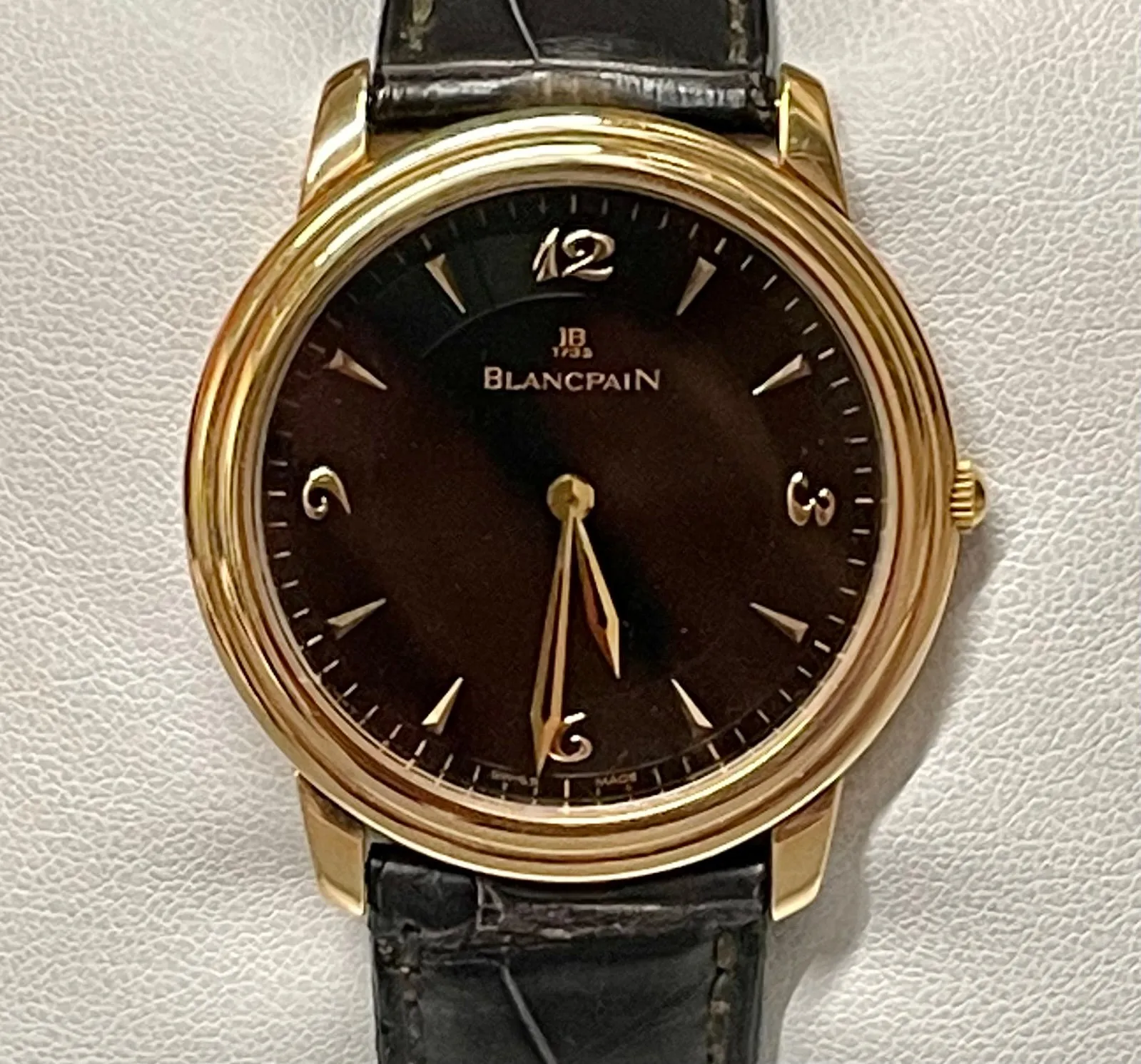 BLANCPAIN Rare Limited Edition 18K Rose Gold Unique Men's Watch- $40K APR w/COA!