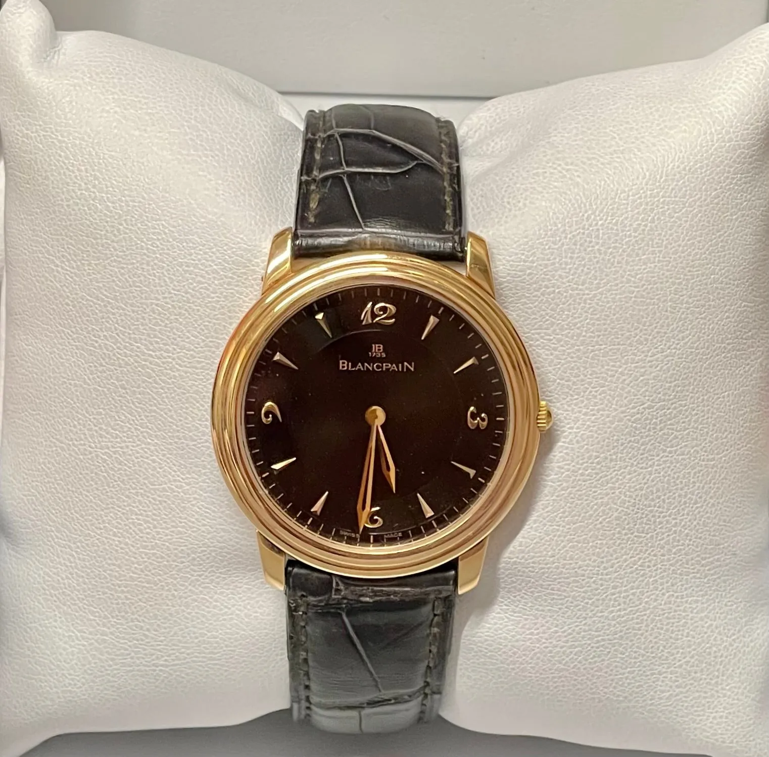 BLANCPAIN Rare Limited Edition 18K Rose Gold Unique Men's Watch- $40K APR w/COA!
