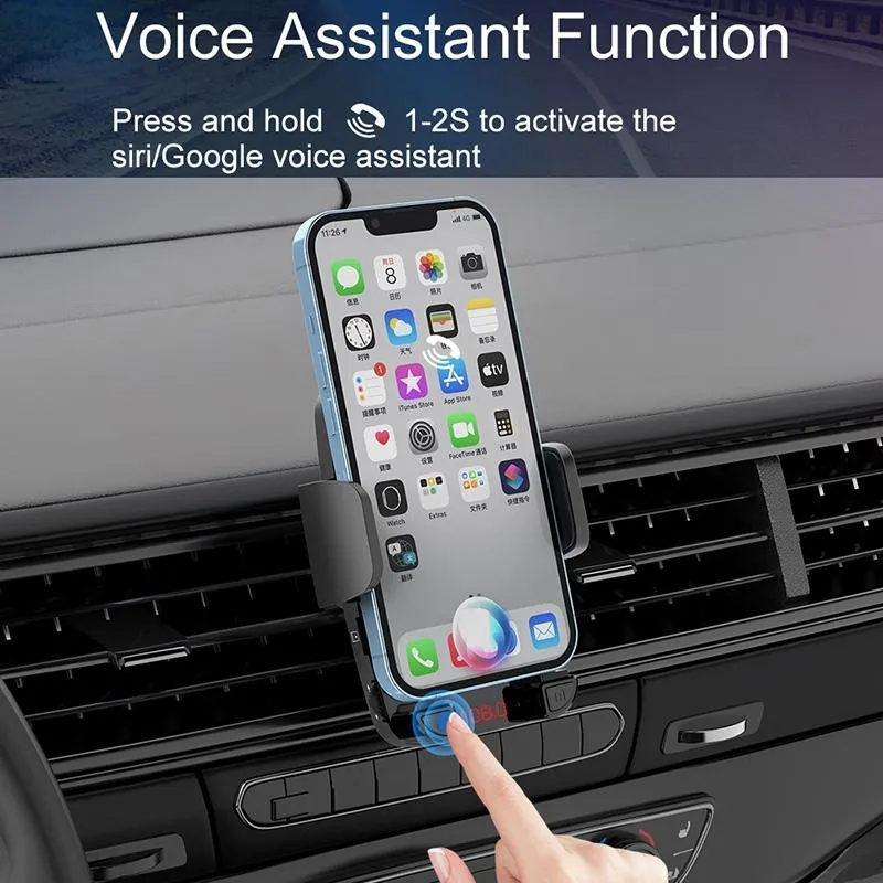 Bluetooth 5.0 Car Mp3 Player Fm Transmitter & Phone Holder