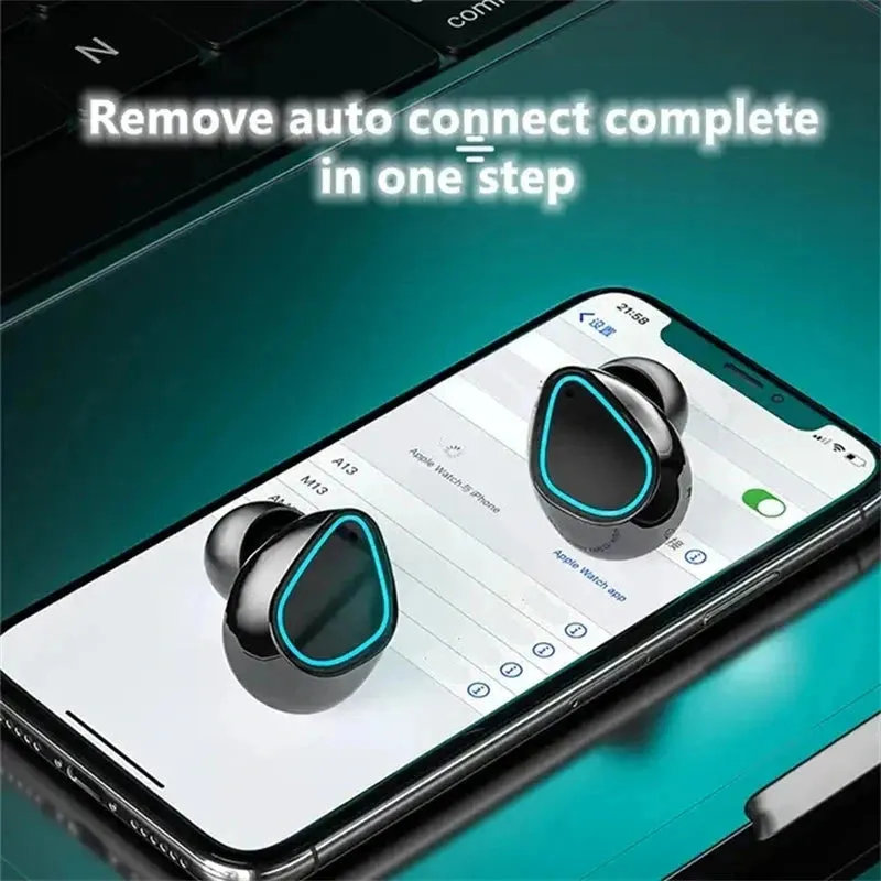 Bluetooth 5.2 Wireless Earbuds with Smart Touch & ANC
