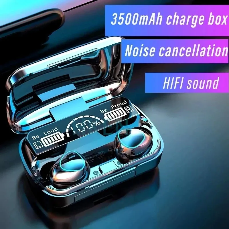 Bluetooth 5.2 Wireless Earbuds with Smart Touch & ANC