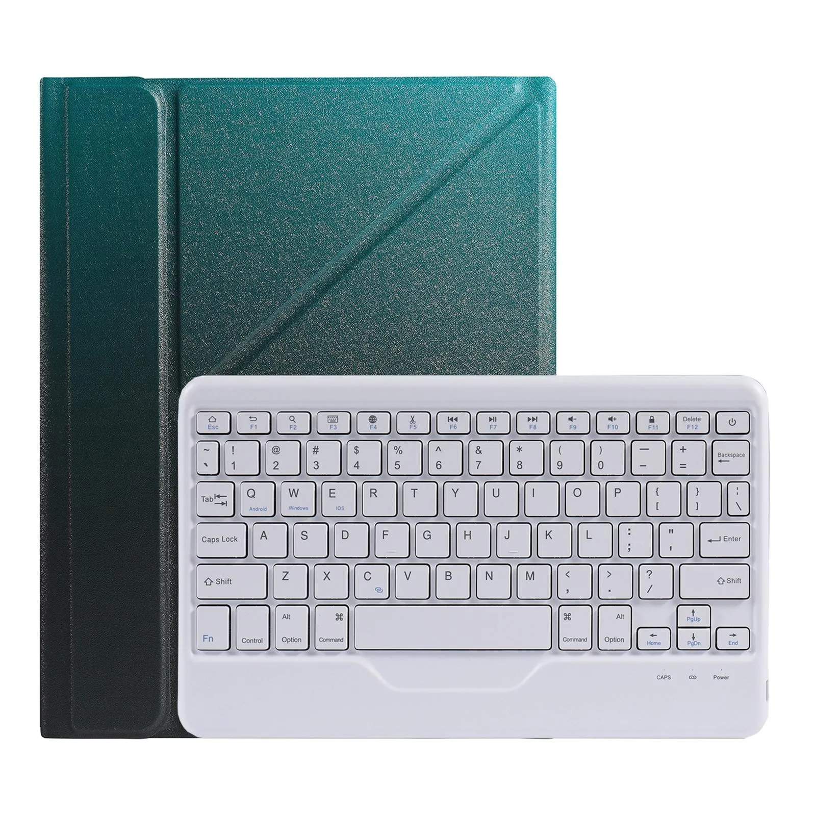 Bluetooth Keyboard Leather Case For Ipad 9.7 With Triangle Holder & Pen Slot