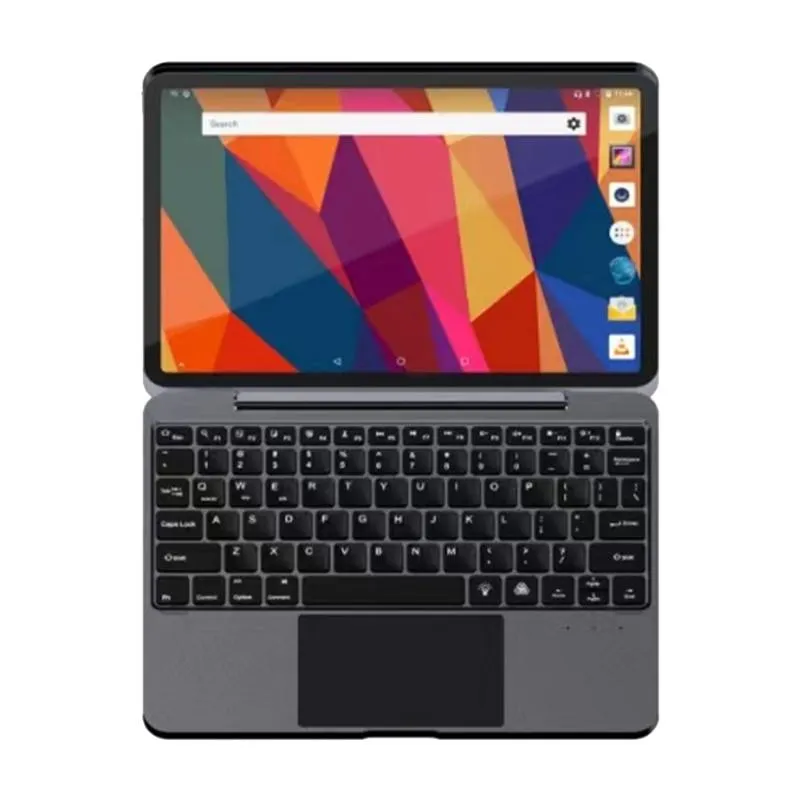 Bluetooth Touch Keyboard Leather Case - Aluminum Alloy