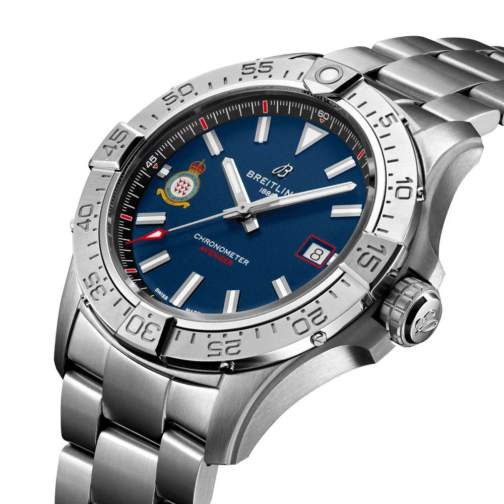 Breitling Avenger Red Arrows Limited Edition 42mm Blue Dial Automatic Gents Watch A173281A1C1A1