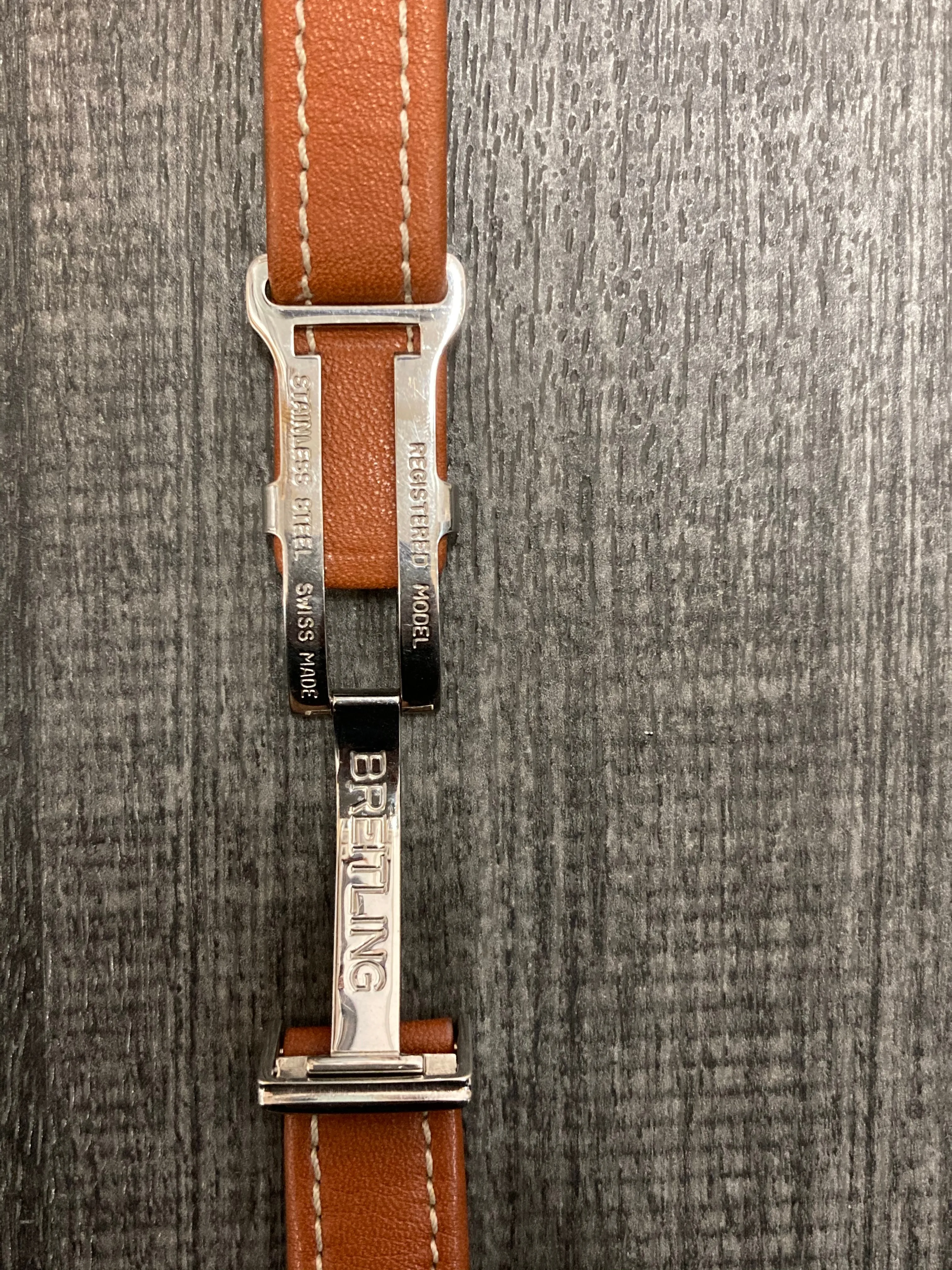 BREITLING Original Signed Stainless Steel Deployment Buckle - $400 APR VALUE w/ CoA! ✓
