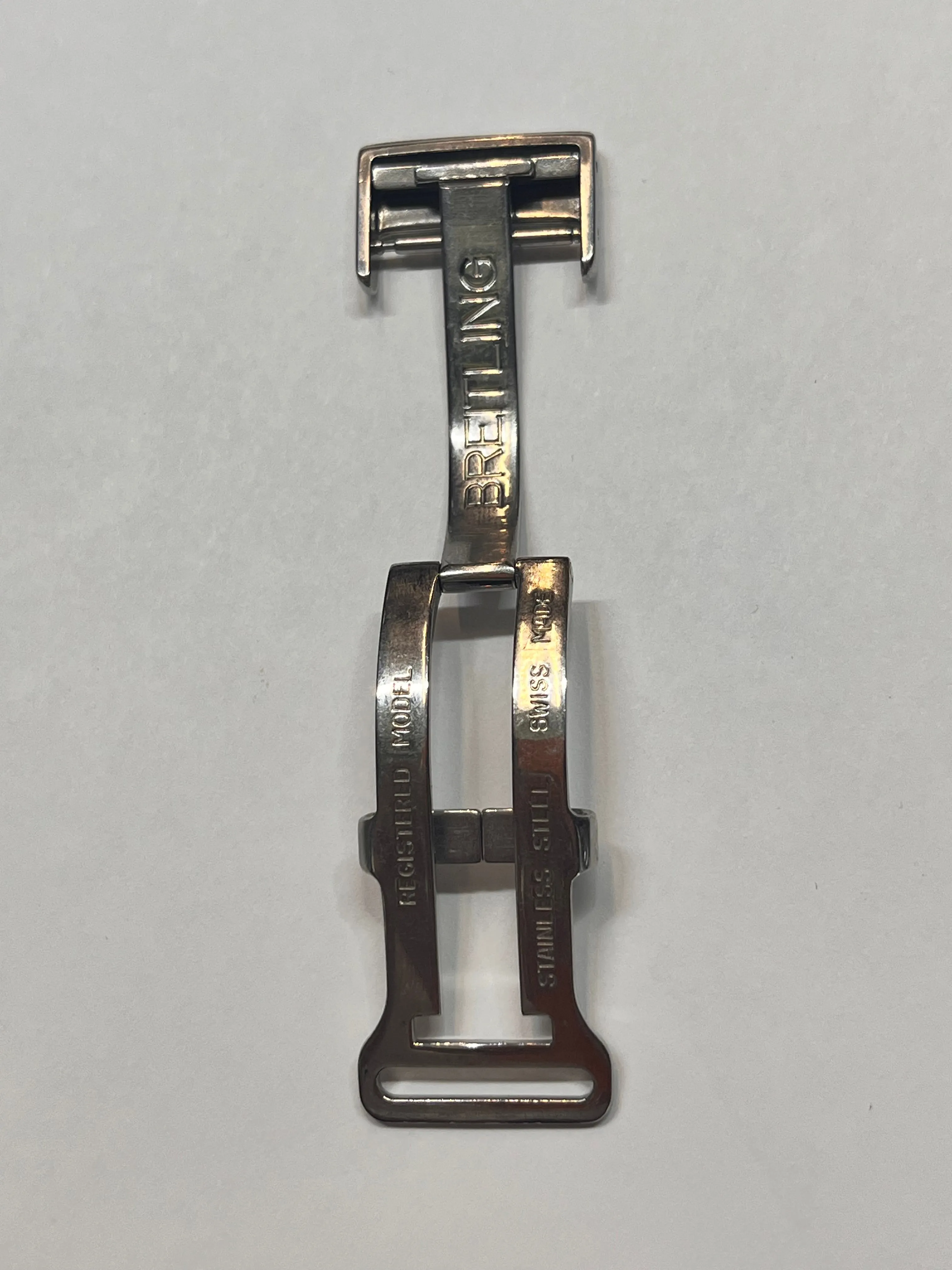 BREITLING Stainless Steel Deployment Buckle - $750 APR w/ CoA!