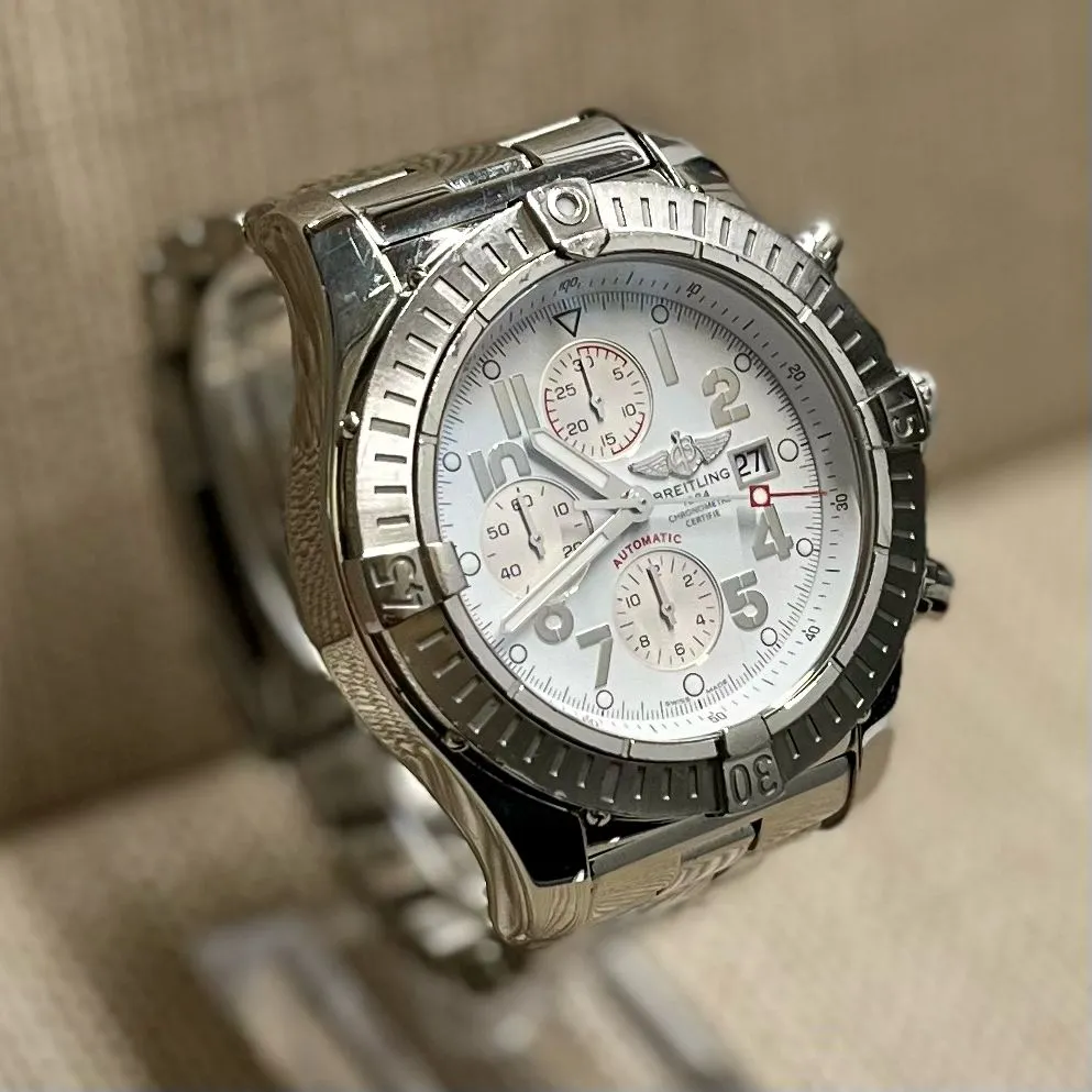 BREITLING Super Avenger A13370 Jumbo Chronometre Men's Watch - $12K APR w/ COA!!