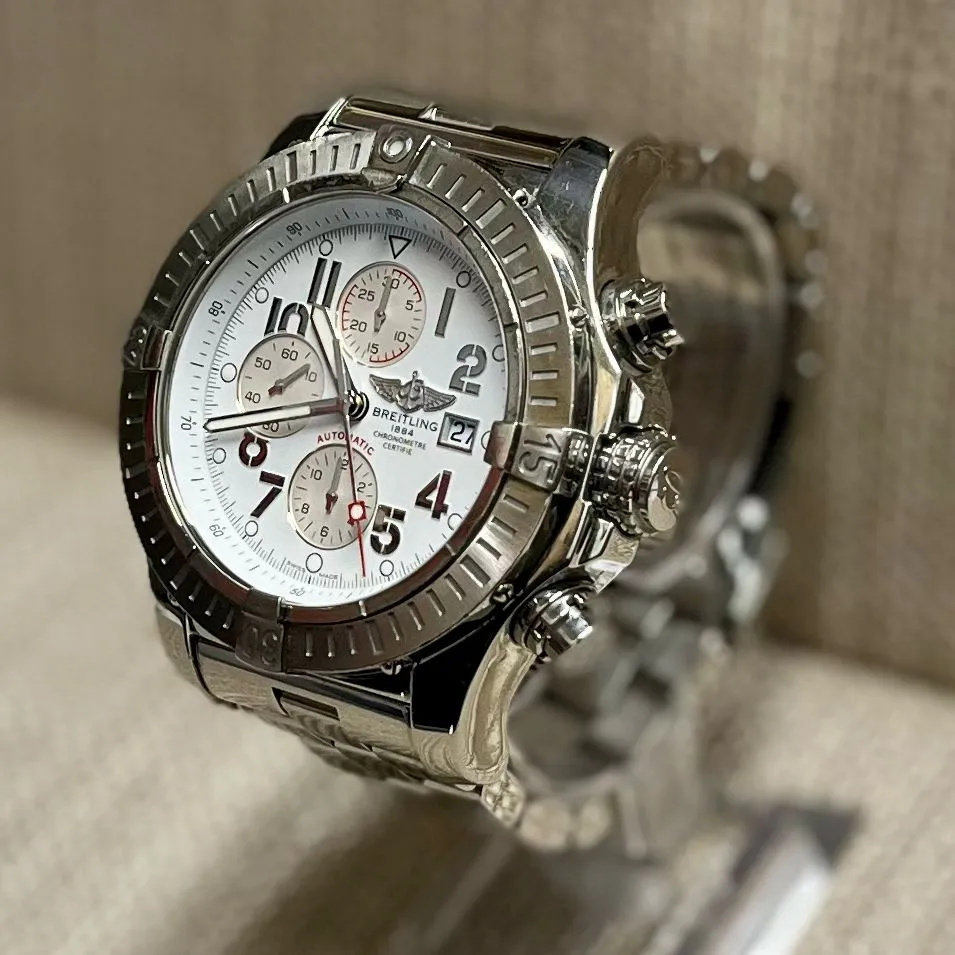 BREITLING Super Avenger A13370 Jumbo Chronometre Men's Watch - $12K APR w/ COA!!