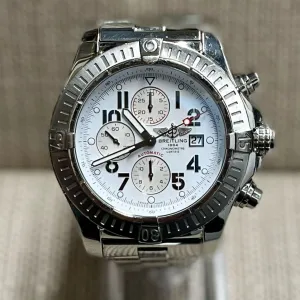 BREITLING Super Avenger A13370 Jumbo Chronometre Men's Watch - $12K APR w/ COA!!