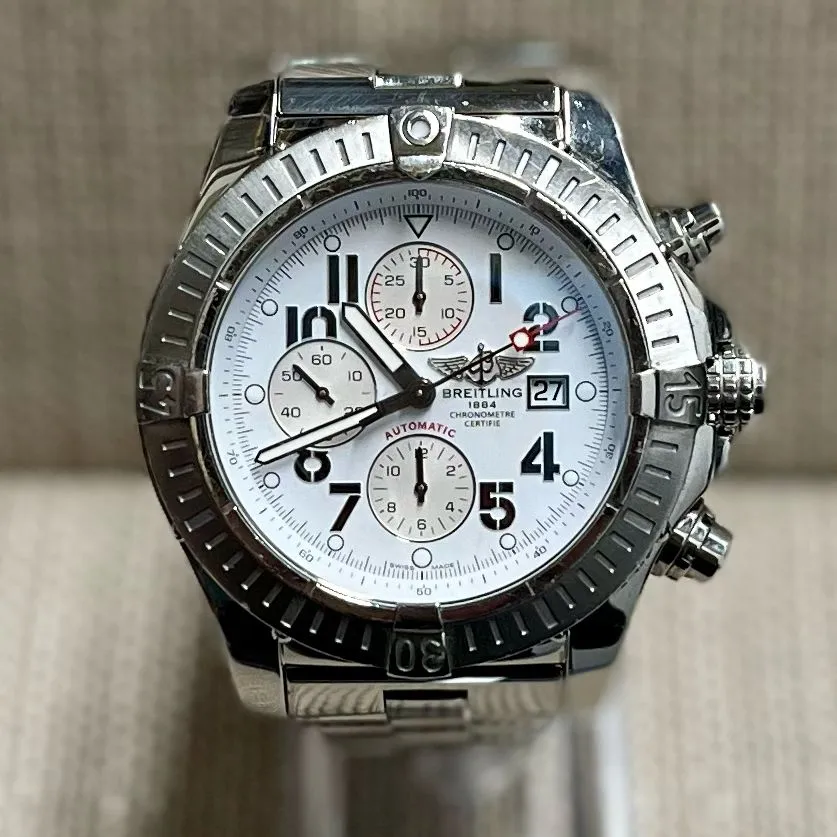 BREITLING Super Avenger A13370 Jumbo Chronometre Men's Watch - $12K APR w/ COA!!