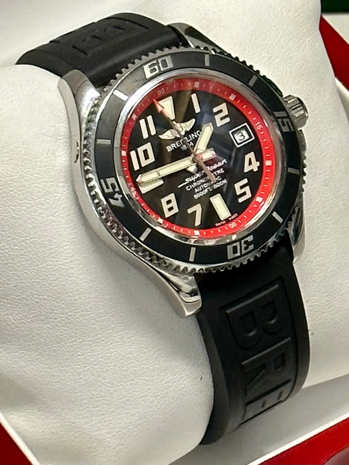 BREITLING Superocean Chronometre Stainless Steel Automatic Mov- $13K APR w/ COA!