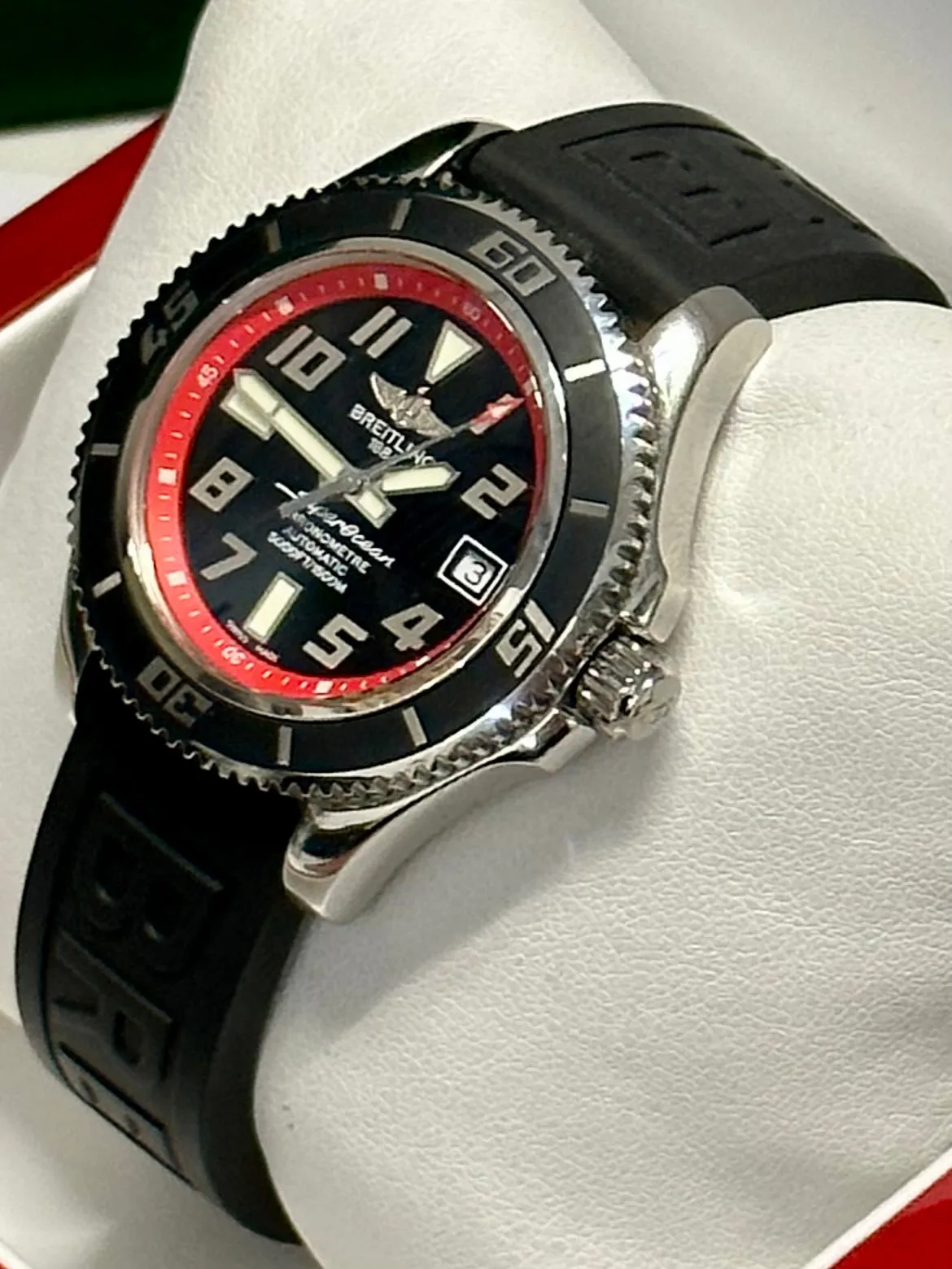 BREITLING Superocean Chronometre Stainless Steel Automatic Mov- $13K APR w/ COA!
