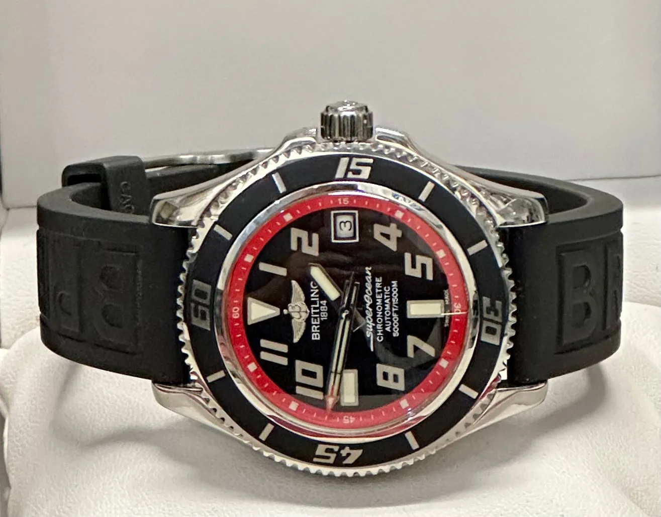 BREITLING Superocean Chronometre Stainless Steel Automatic Mov- $13K APR w/ COA!