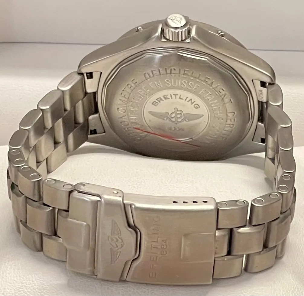 BREITLING Superocean Professional Stainless Steel Men's Wristwatch-$7K APR w/COA!