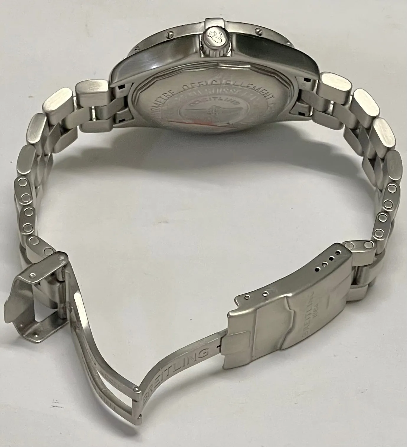 BREITLING Superocean Professional Stainless Steel Men's Wristwatch-$7K APR w/COA!