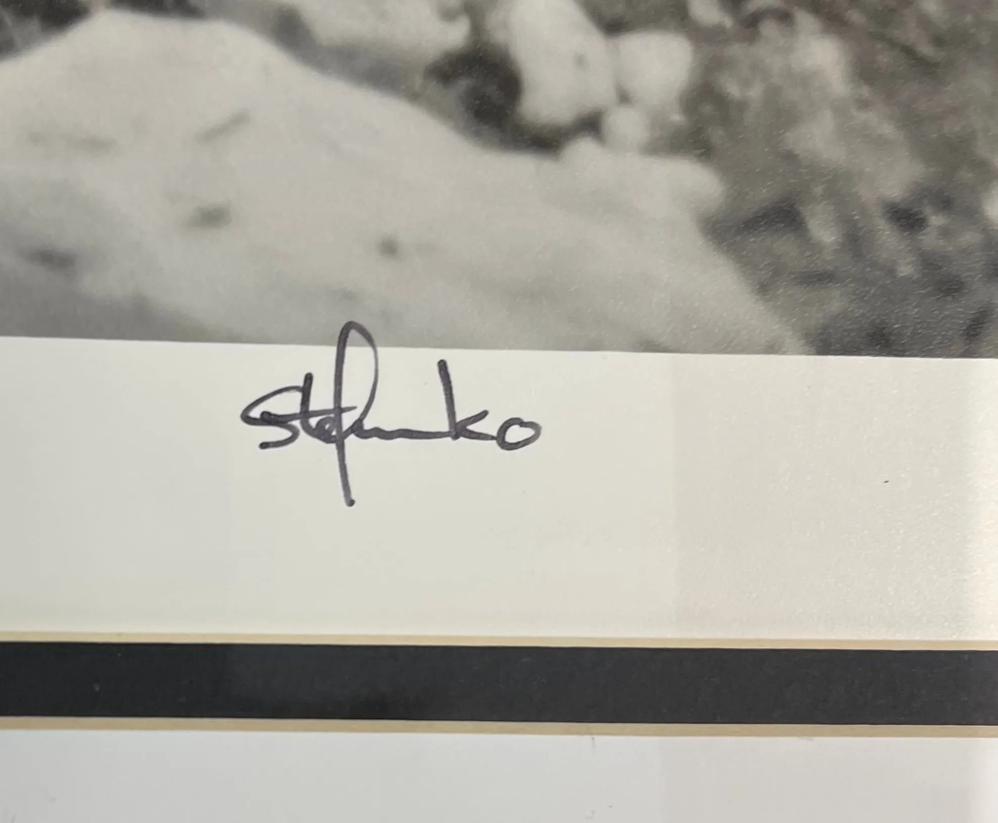 BRUCE SPRINGSTEEN 1979 SIGNED PHOTO IN NEW JERSEY BY A CORVETTE - $30K APR w CoA