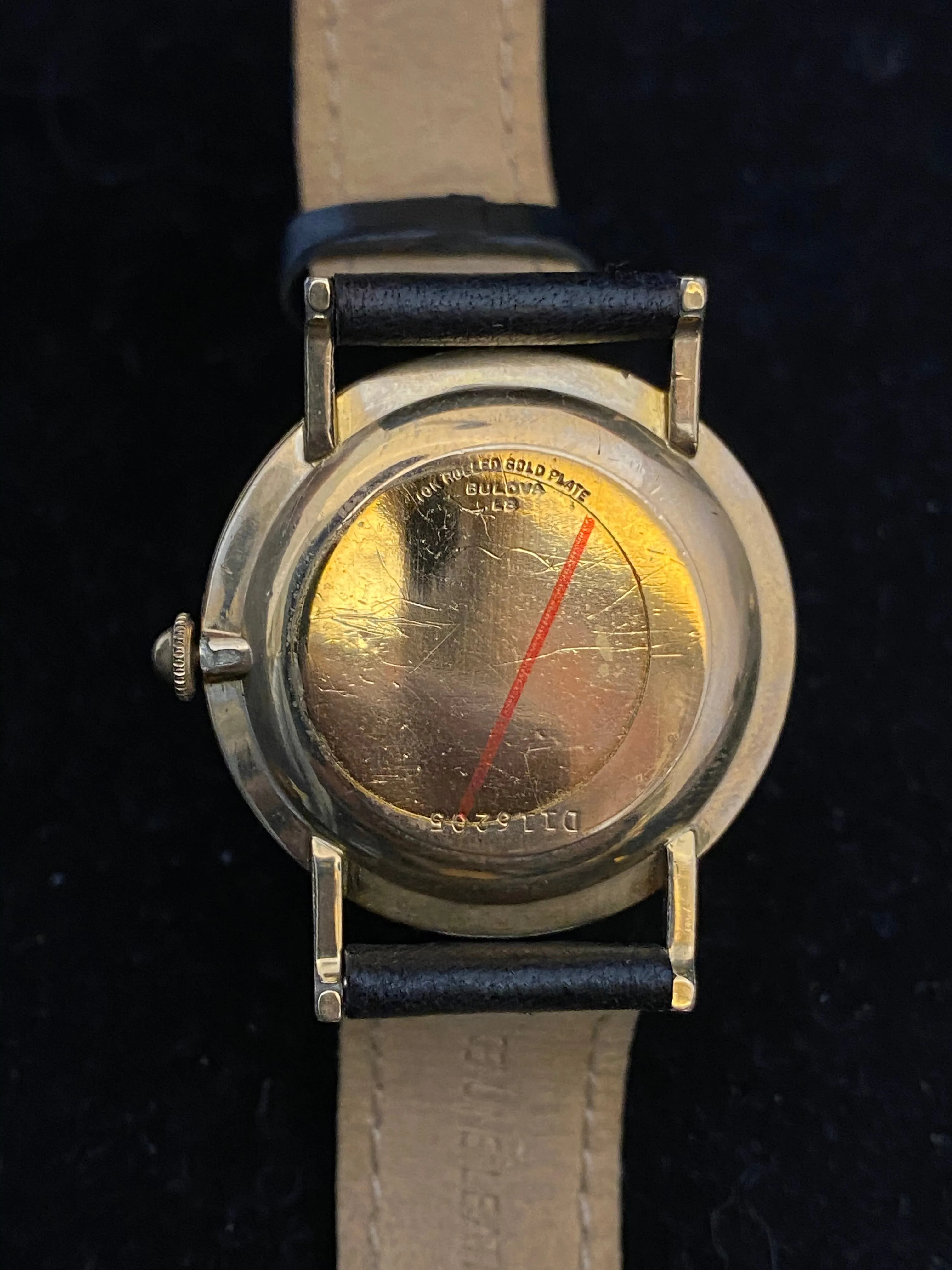 BULOVA 10K Rolled Gold Filled circa 1950s Unisex w/ Diamond Style Chips Watch - $3K Value w/ CoA!