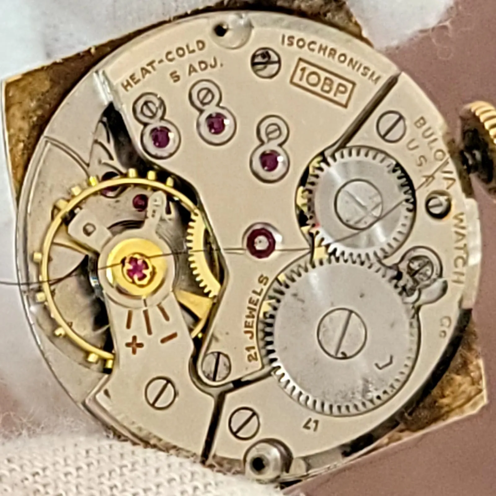 BULOVA 1957 "Broker" Watch U.S.A.