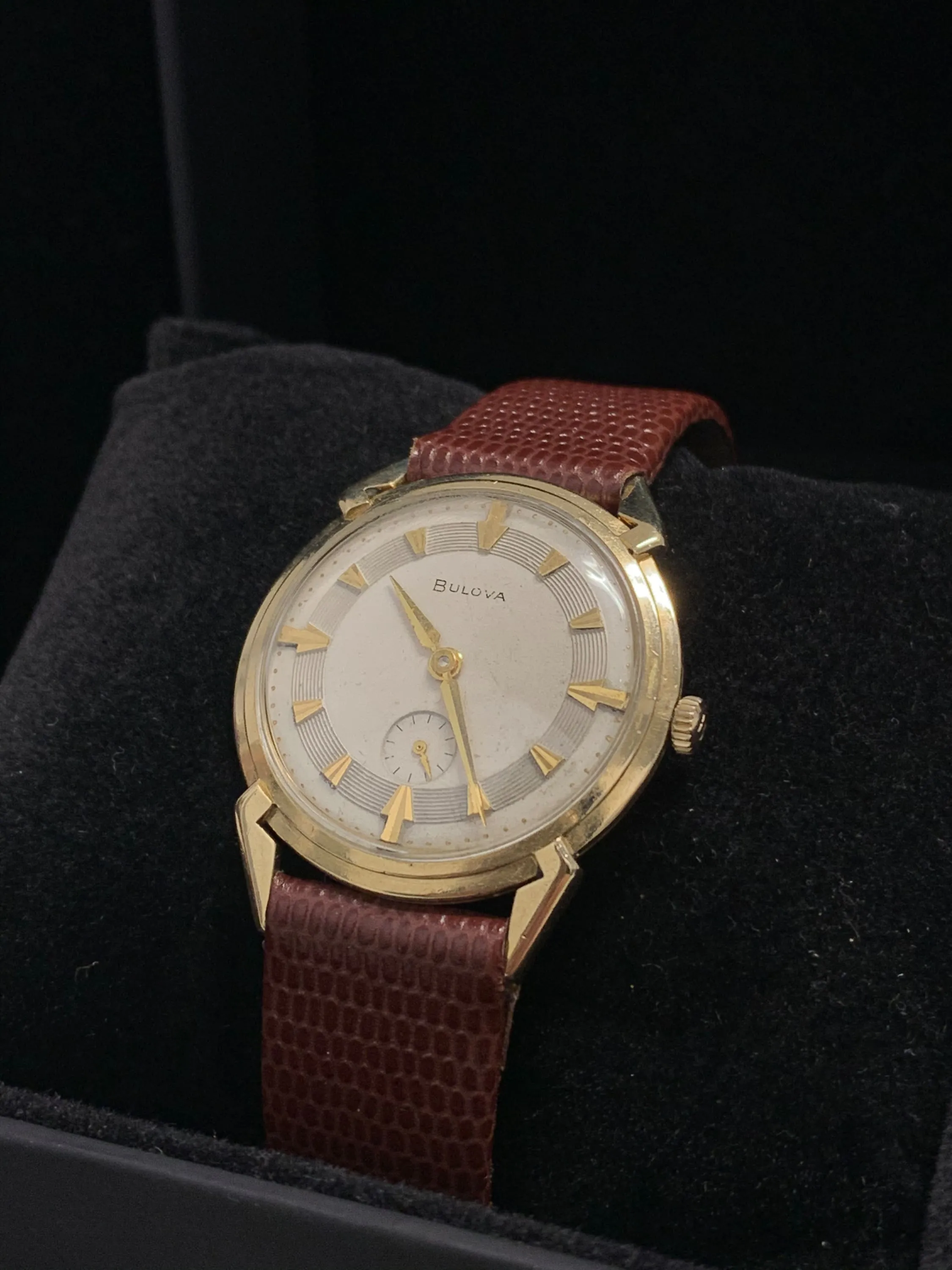 BULOVA  Amazing Vintage 1950s Solid 14K Gold Wristwatch - $7K APR Value w/ CoA! ✓