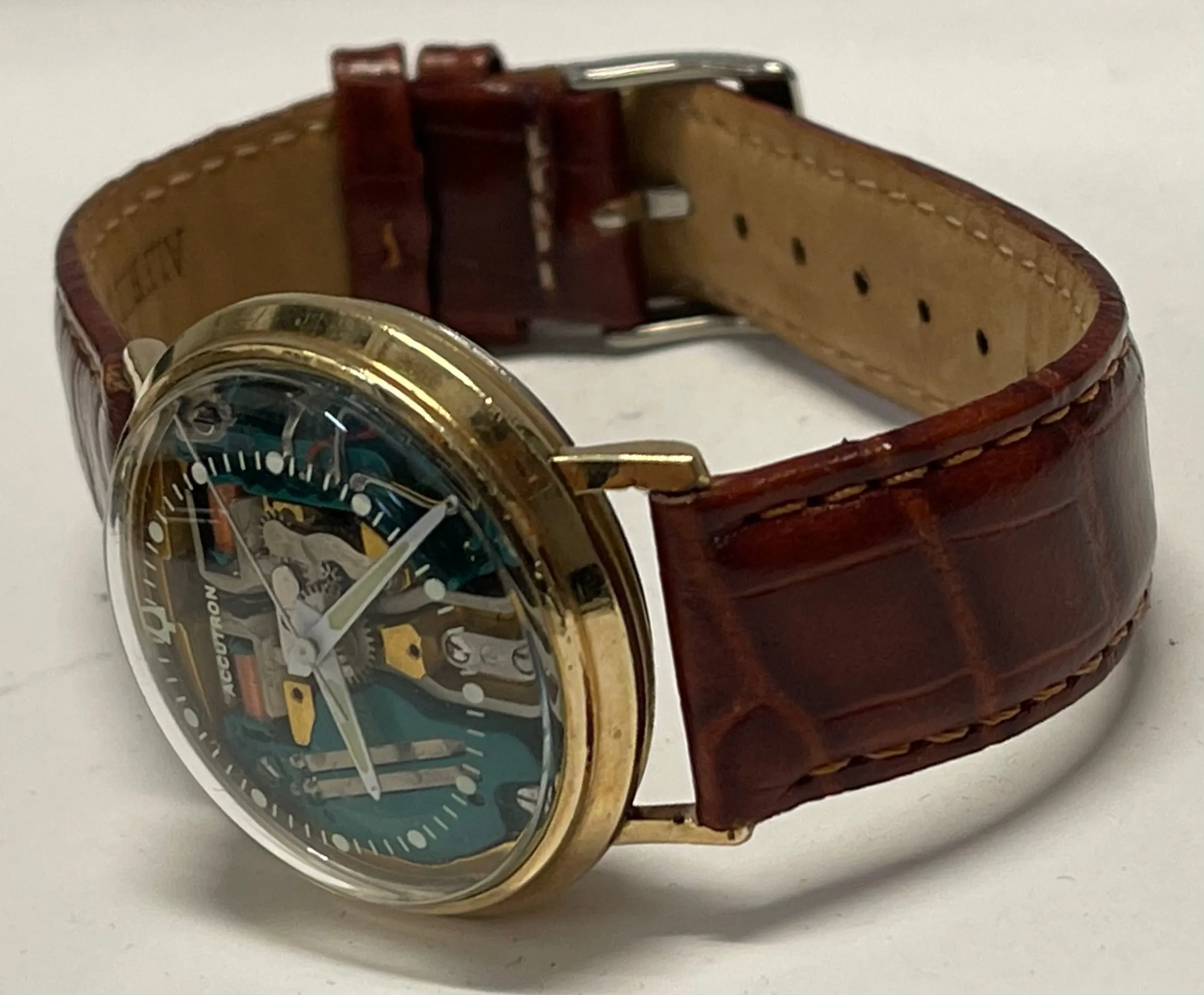 BULOVA Electric Rare Vintage 1950's Skeleton Design Men's Watch - $6K APR w/COA!