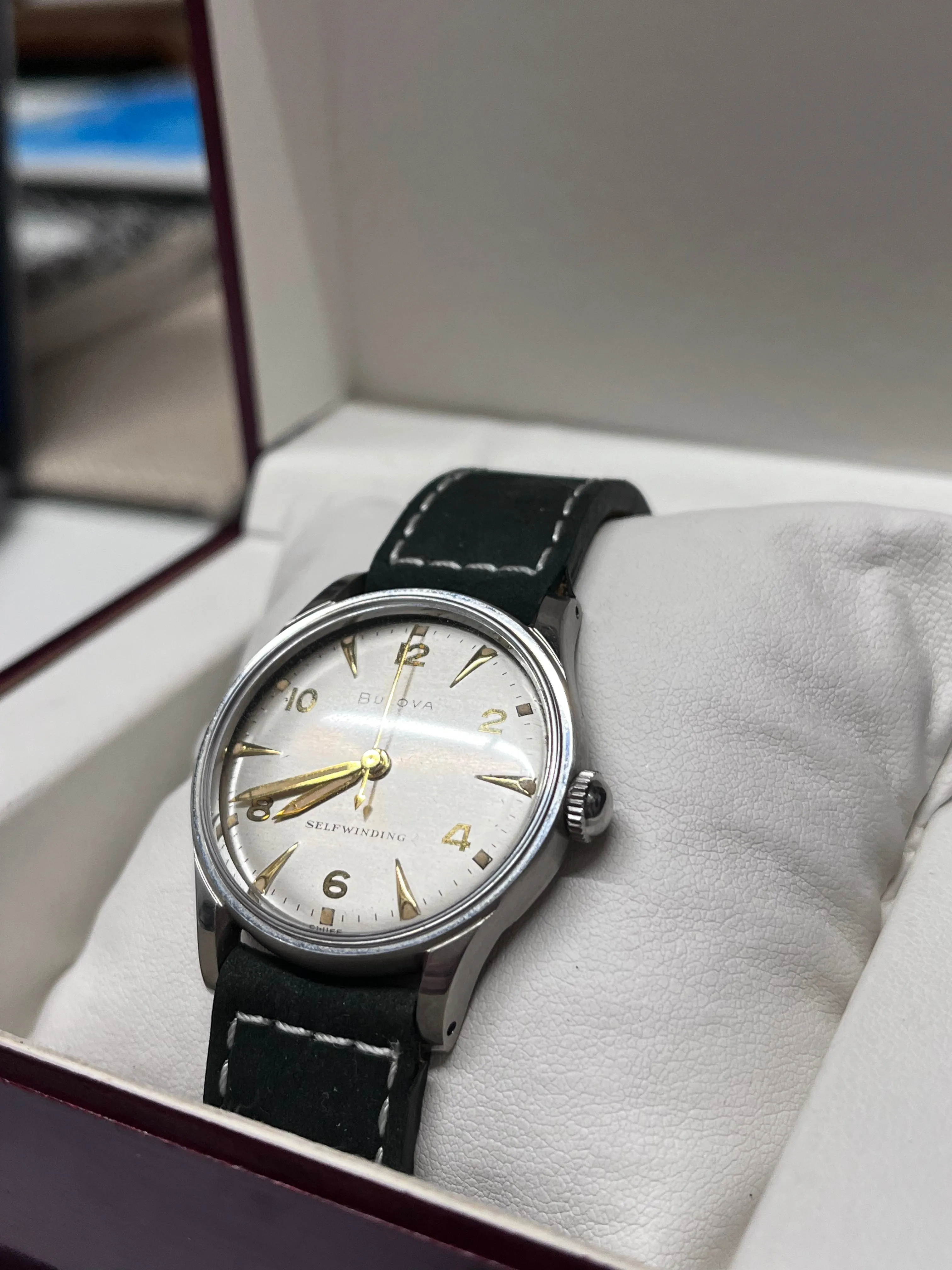 BULOVA Lovely Waterproof SS Men's Wristwatch Beautiful Design - $6K APR w/ COA!!