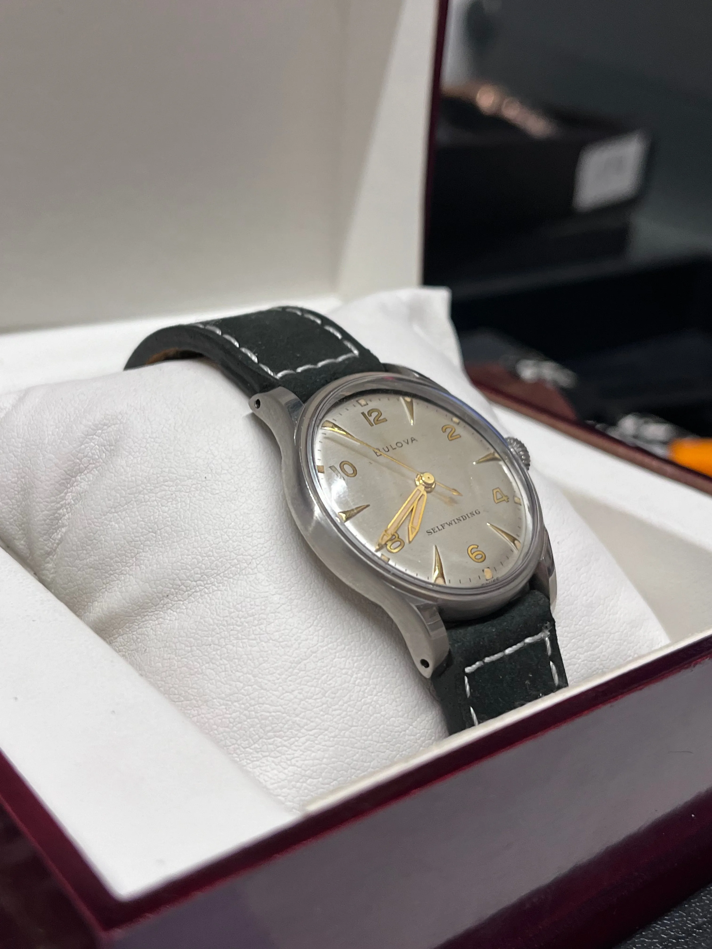 BULOVA Lovely Waterproof SS Men's Wristwatch Beautiful Design - $6K APR w/ COA!!