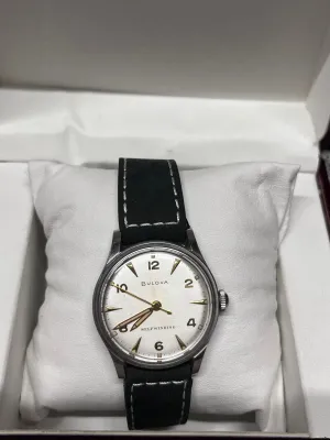 BULOVA Lovely Waterproof SS Men's Wristwatch Beautiful Design - $6K APR w/ COA!!