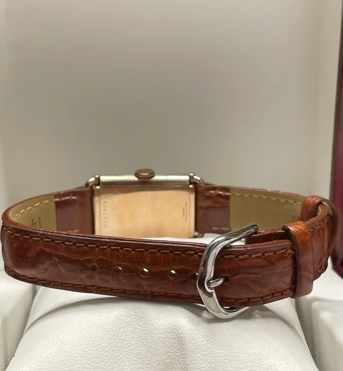 Bulova Men's 14K Solid Gold Filled Tank Watch - Rose Gold Dial- $7K APR w/ COA!!