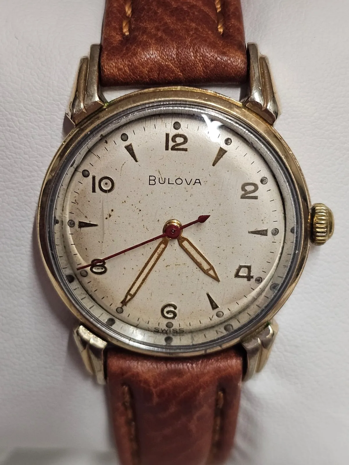 Bulova Vintage 1950s Gold Tone & Steel Unique Men's Wristwatch - $6K APR w/ COA!