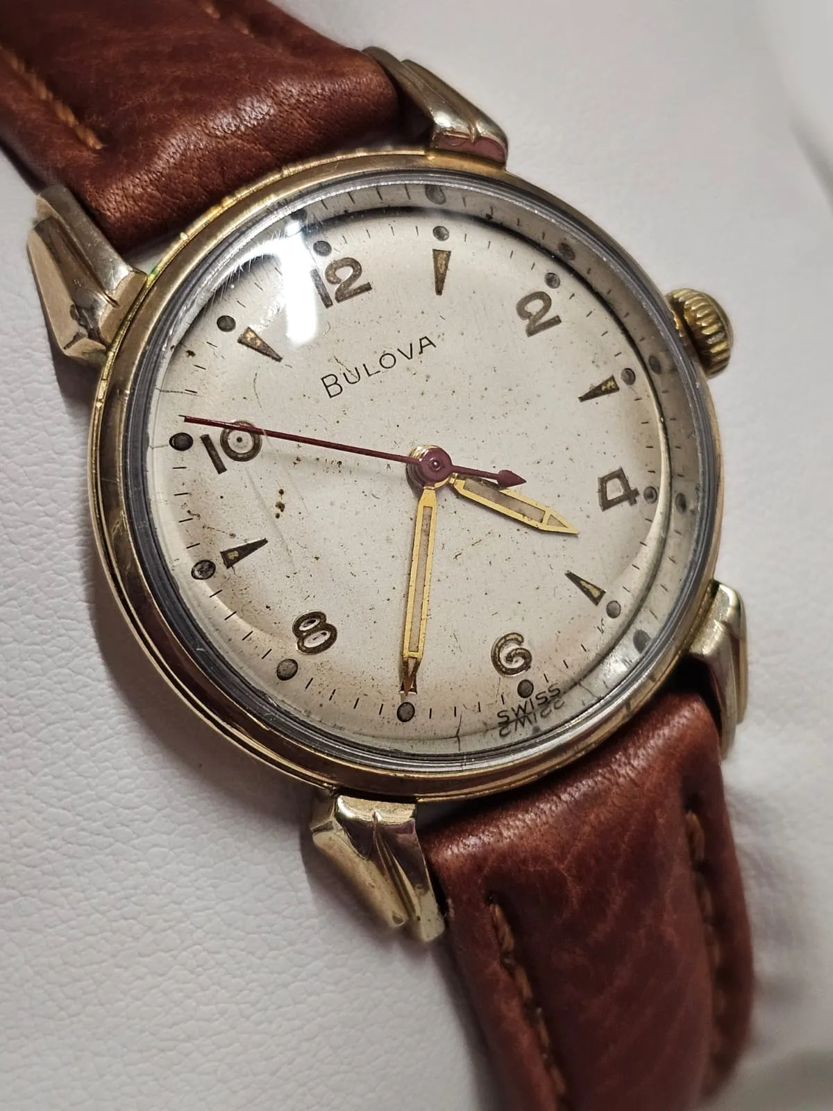 Bulova Vintage 1950s Gold Tone & Steel Unique Men's Wristwatch - $6K APR w/ COA!