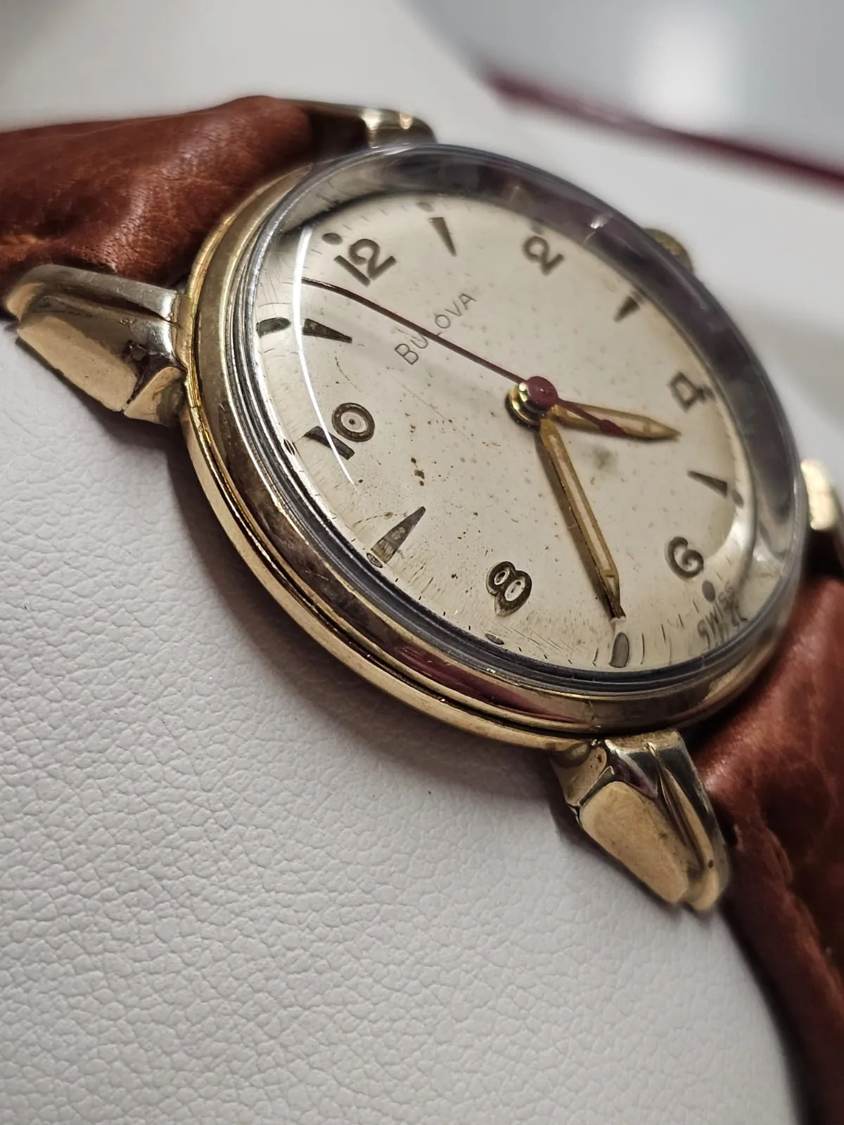 Bulova Vintage 1950s Gold Tone & Steel Unique Men's Wristwatch - $6K APR w/ COA!